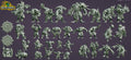 SAVAGE ORC TEAM - Brutefun Miniatures - Fantasy Football Full Team