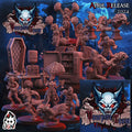The VAMPIRE TEAM part 2 - Fantasy Football Support Staff and Star Players Ugni Miniatures