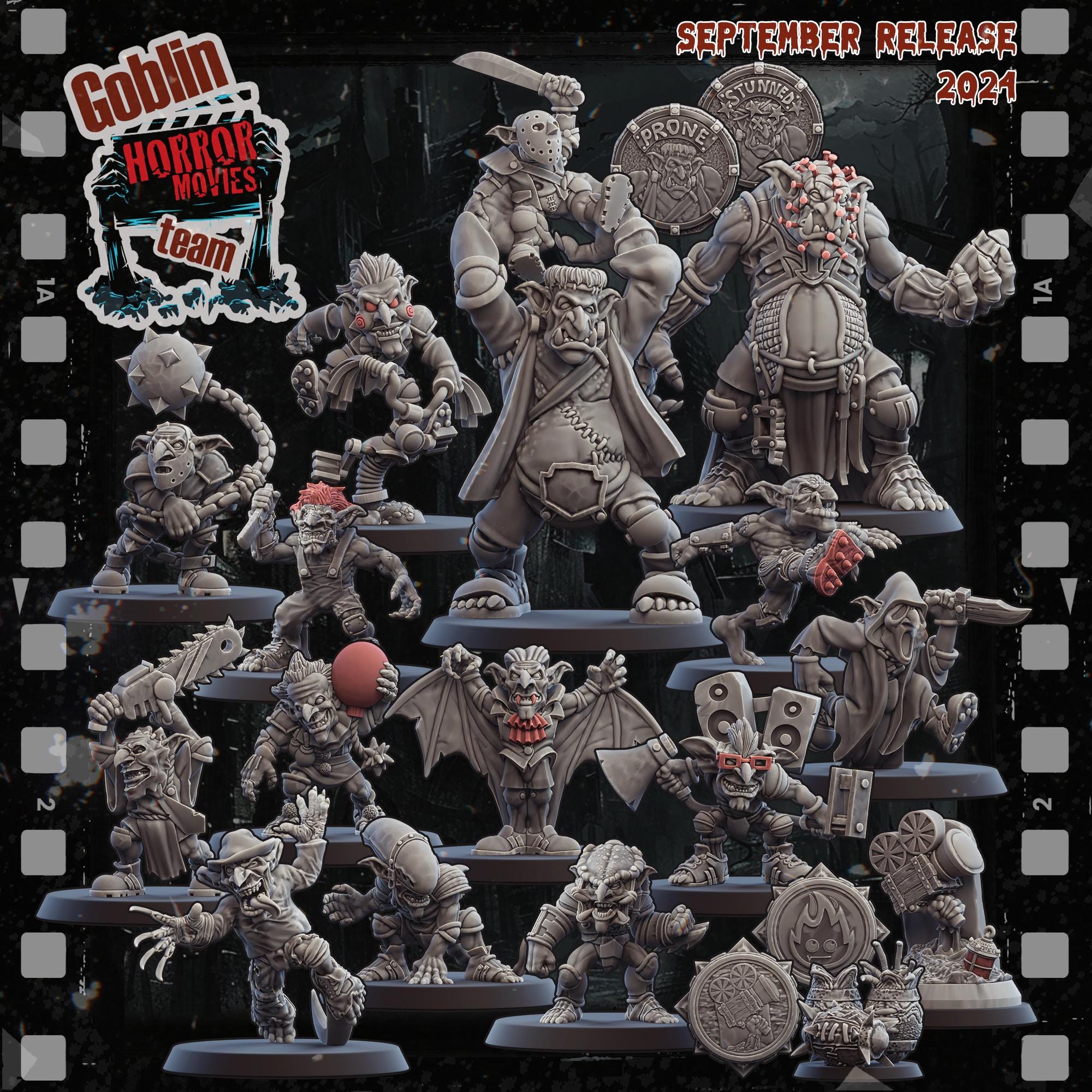 The GOBLIN HORROR MOVIE Style Part 1 - Fantasy Football Core Team Ugni Miniatures