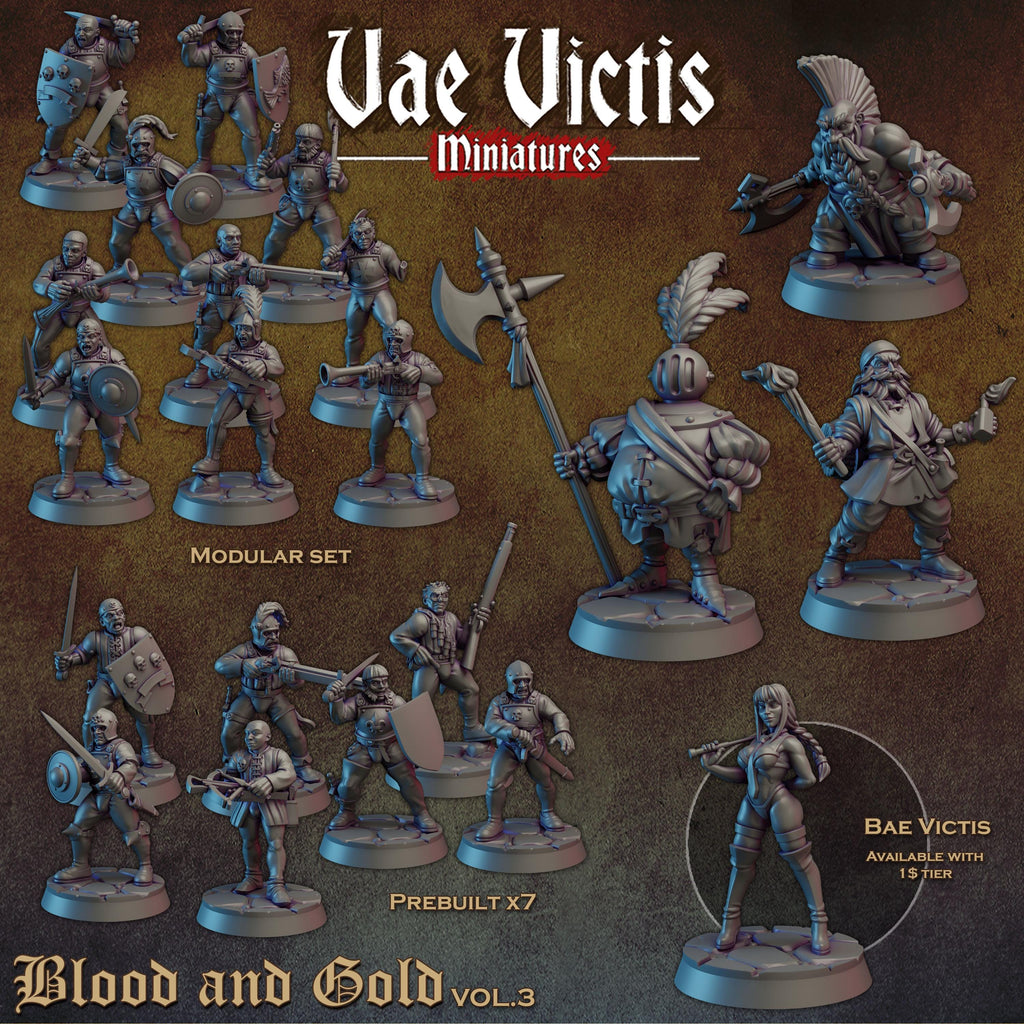 BLOOD AND GOLD Vol 3 - Vae Victis Fantasy Miniatures