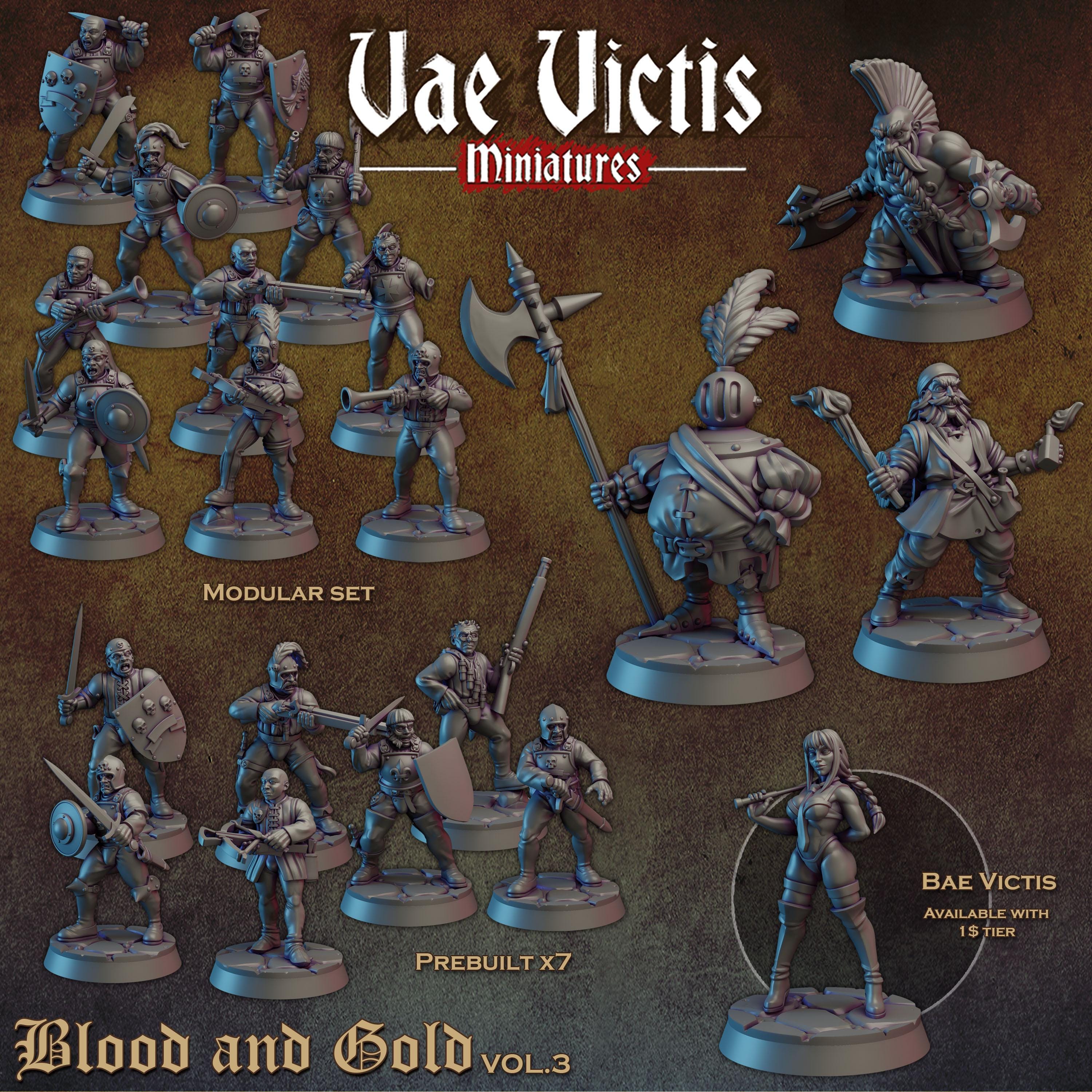 BLOOD AND GOLD Vol 3 - Vae Victis Fantasy Miniatures