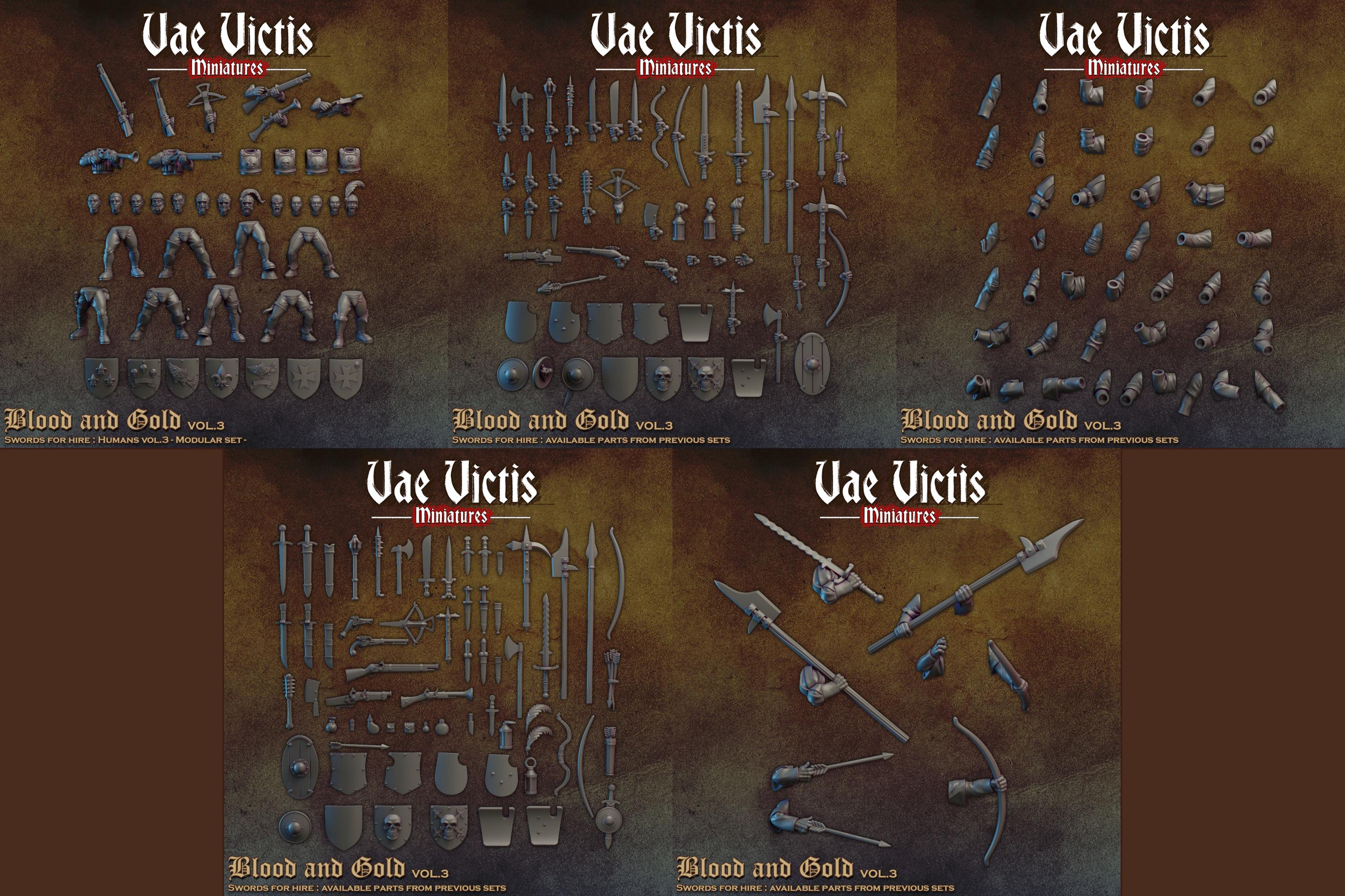 BLOOD AND GOLD Vol 3 - Vae Victis Fantasy Miniatures