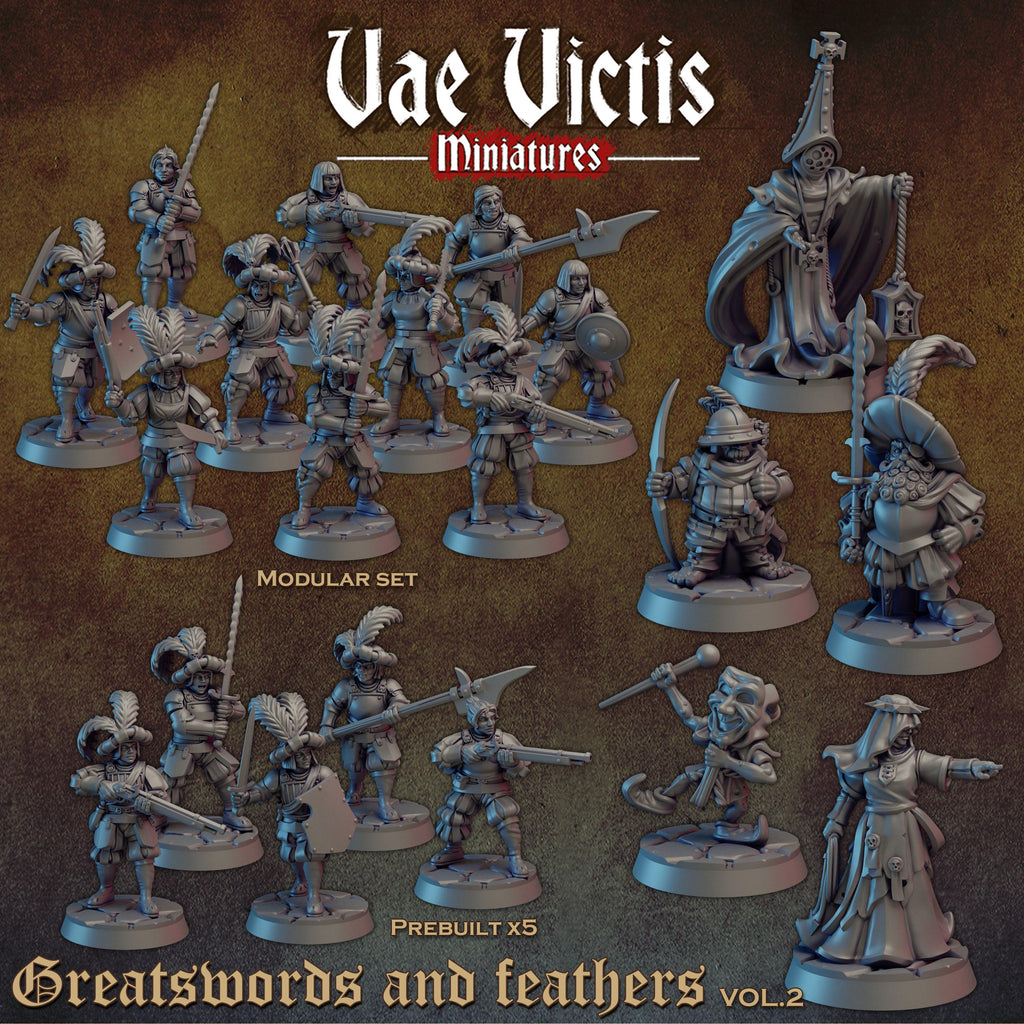 GREATSWORDS AND FEATHERS Vol 2 - Vae Victis Fantasy Miniatures