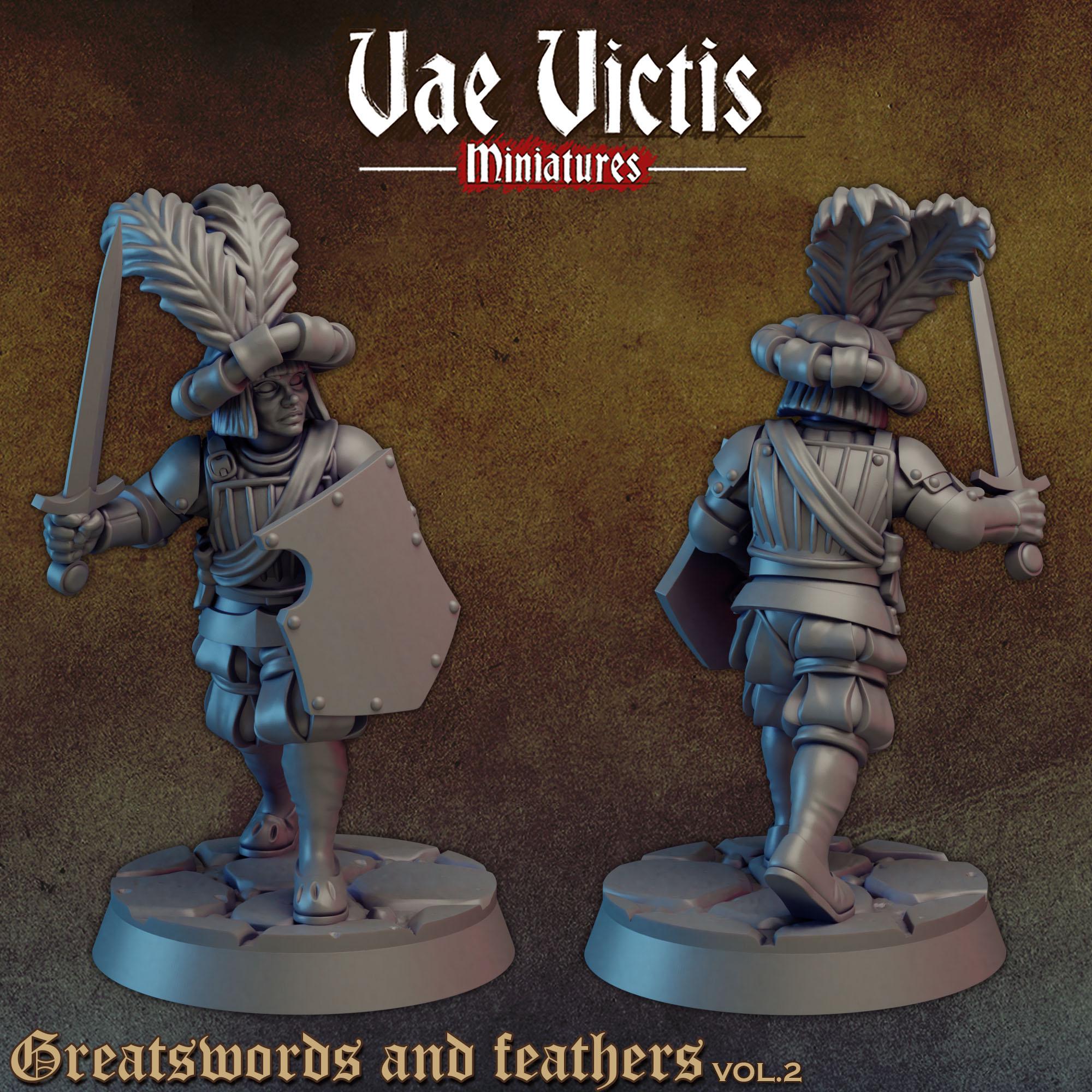 GREATSWORDS AND FEATHERS Vol 2 - Vae Victis Fantasy Miniatures