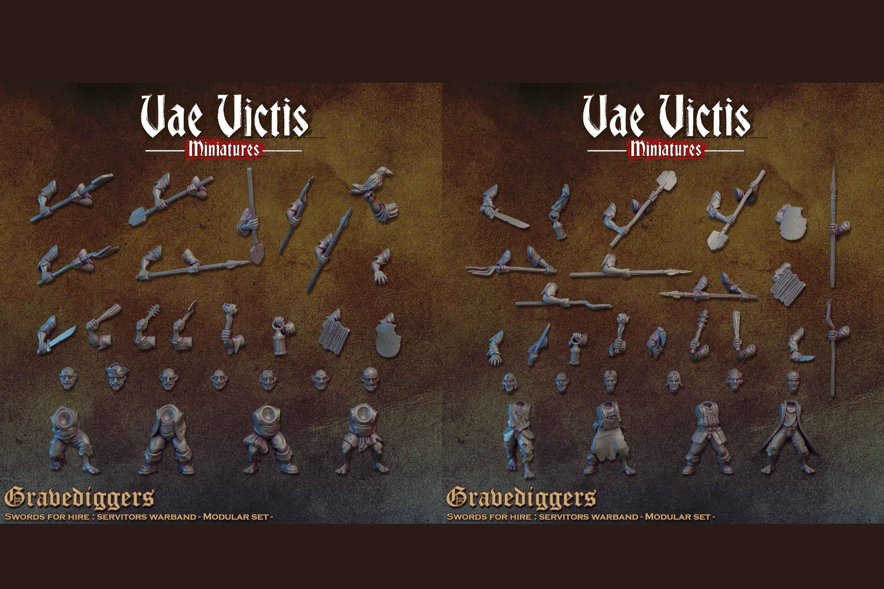 THE GRAVEDIGGERS VOL 1 - Vae Victis Fantasy Miniatures