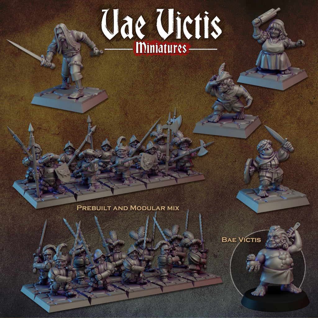 THE HALFLING ELITE Vol 1 - Vae Victis Fantasy Miniatures