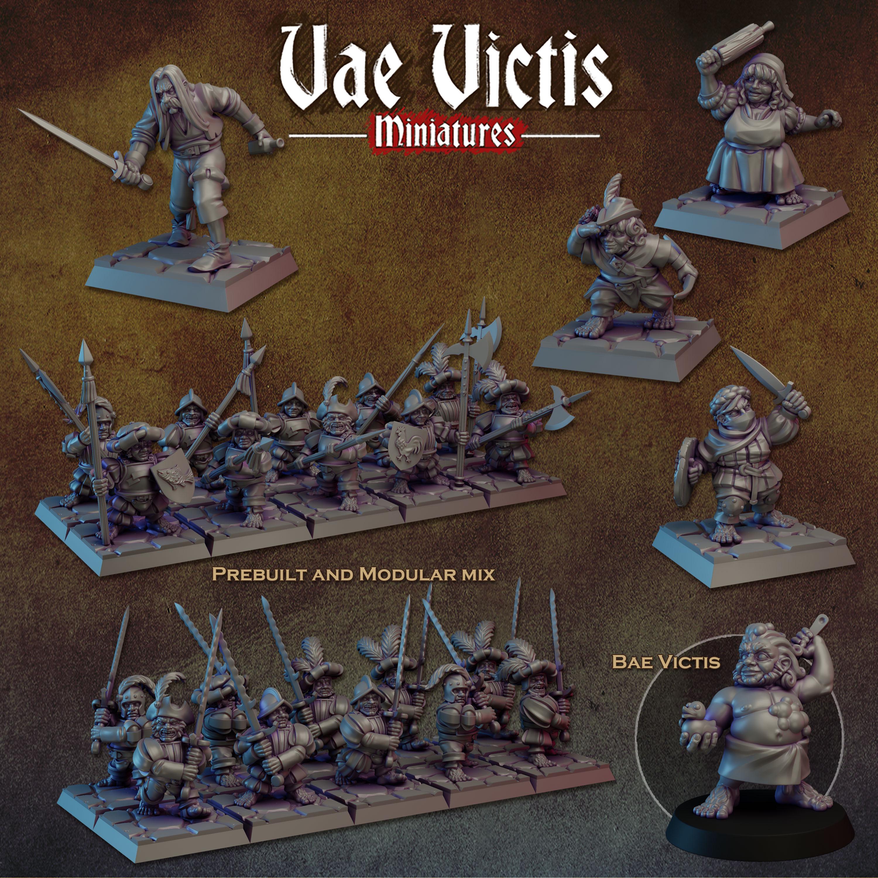 THE HALFLING ELITE Vol 1 - Vae Victis Fantasy Miniatures
