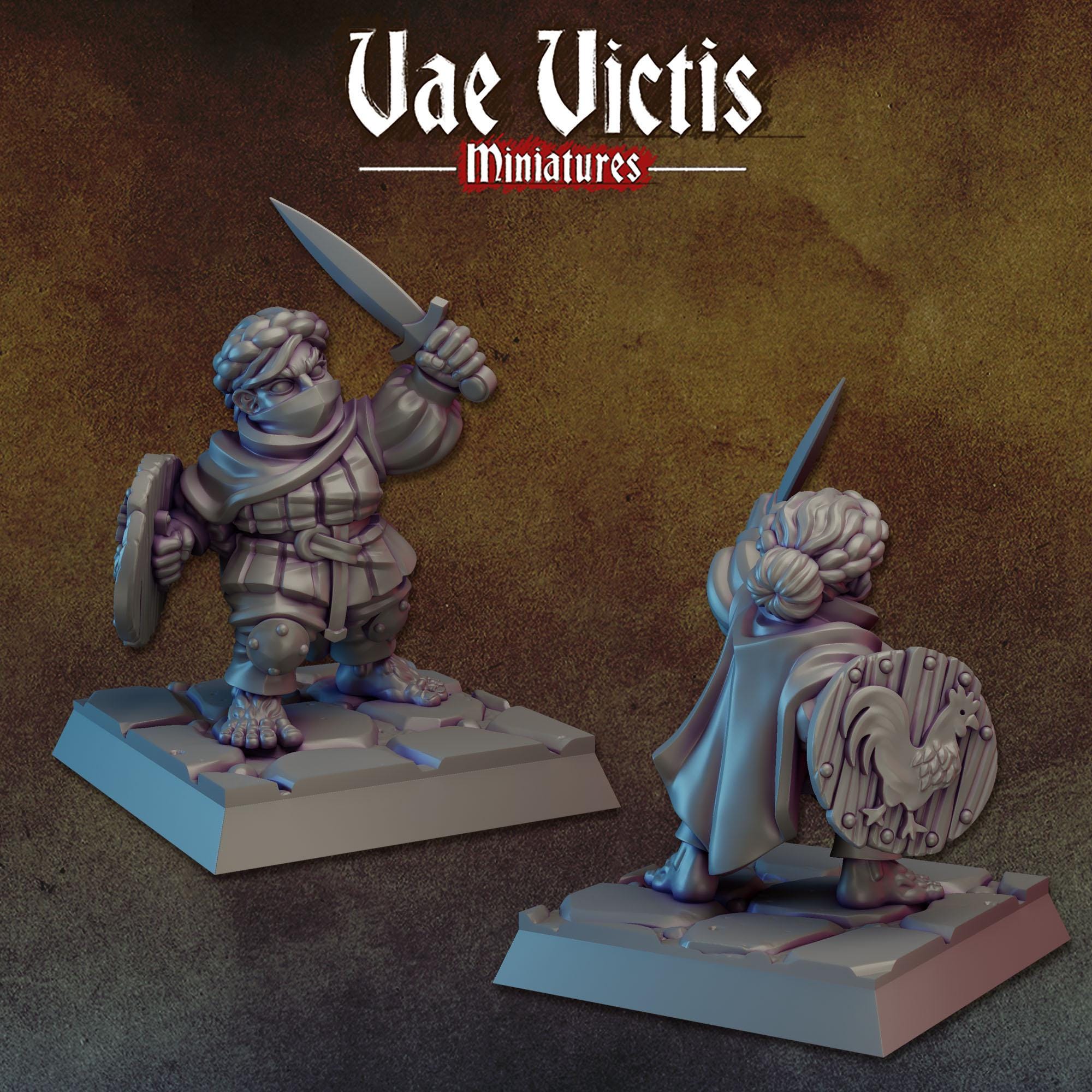 THE HALFLING ELITE Vol 1 - Vae Victis Fantasy Miniatures
