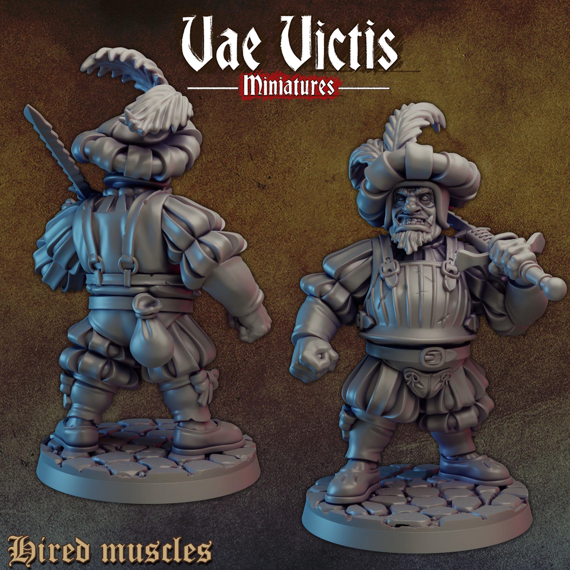 THE HIRED MUSCLES - Vae Victis Fantasy Miniatures