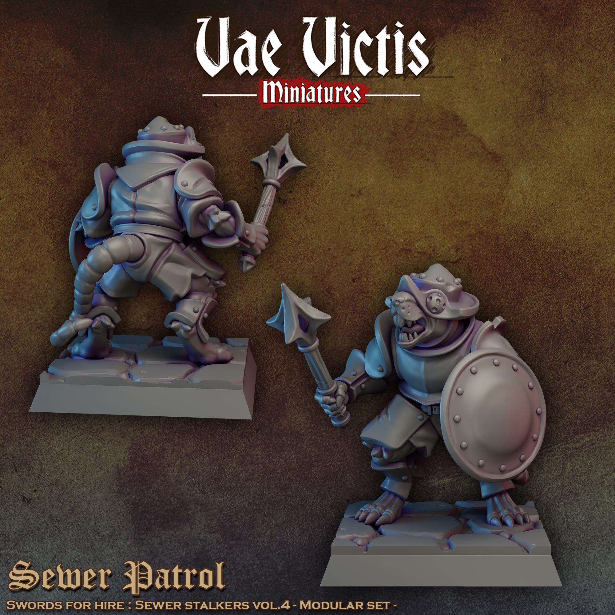 THE SEWER PATROL - Vae Victis Fantasy Miniatures