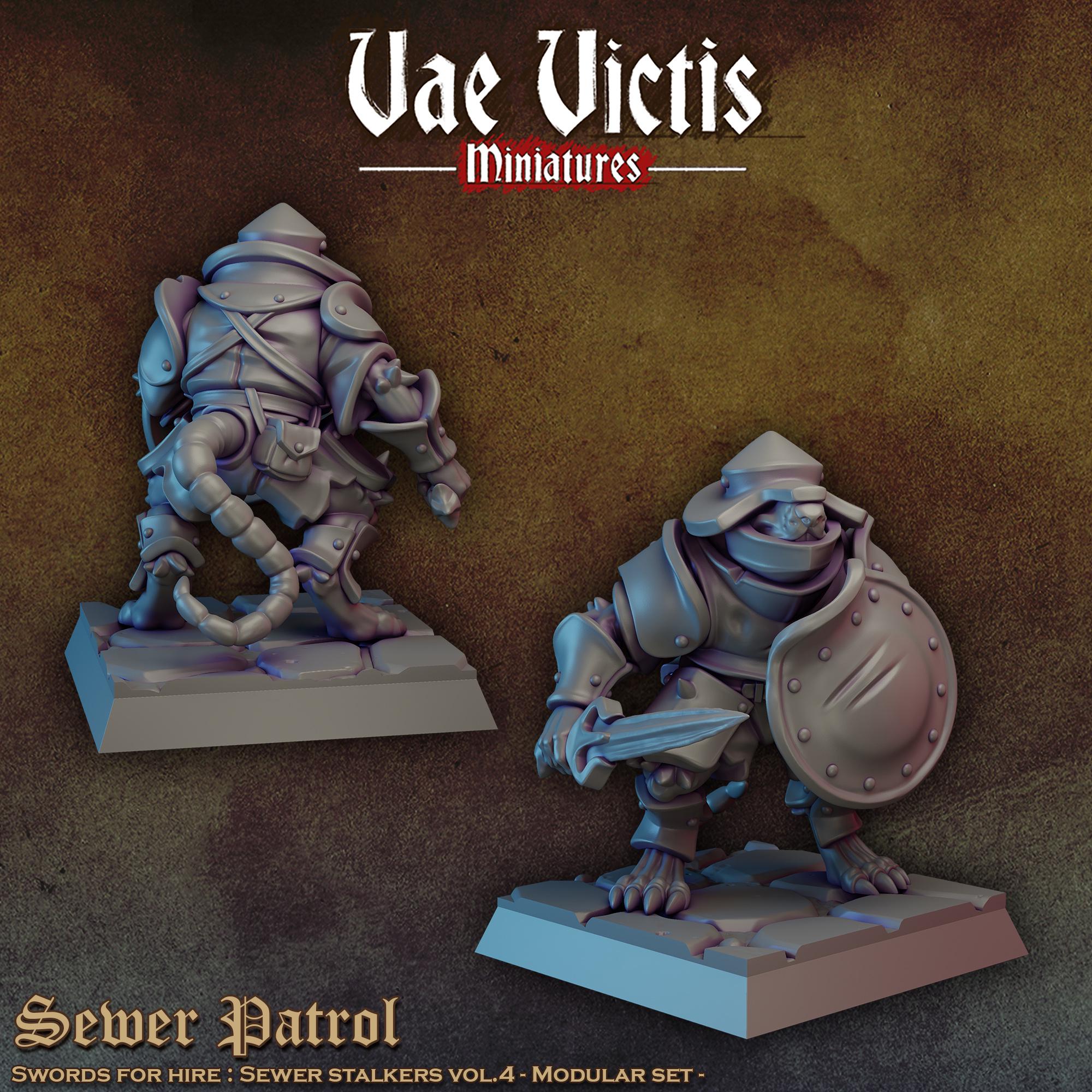 THE SEWER PATROL - Vae Victis Fantasy Miniatures