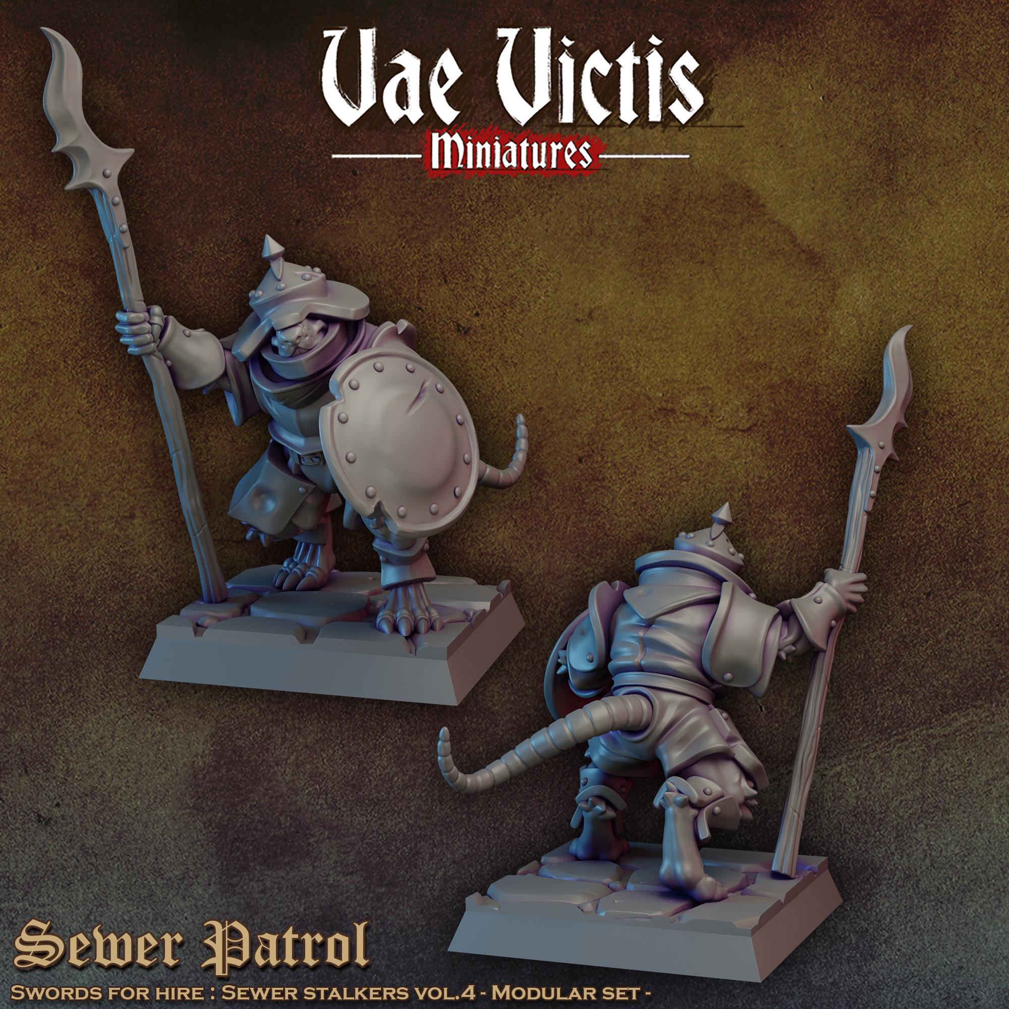 THE SEWER PATROL - Vae Victis Fantasy Miniatures
