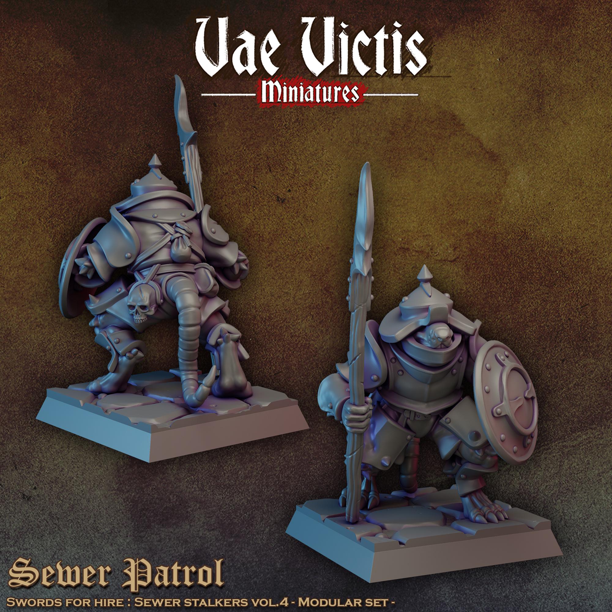 THE SEWER PATROL - Vae Victis Fantasy Miniatures