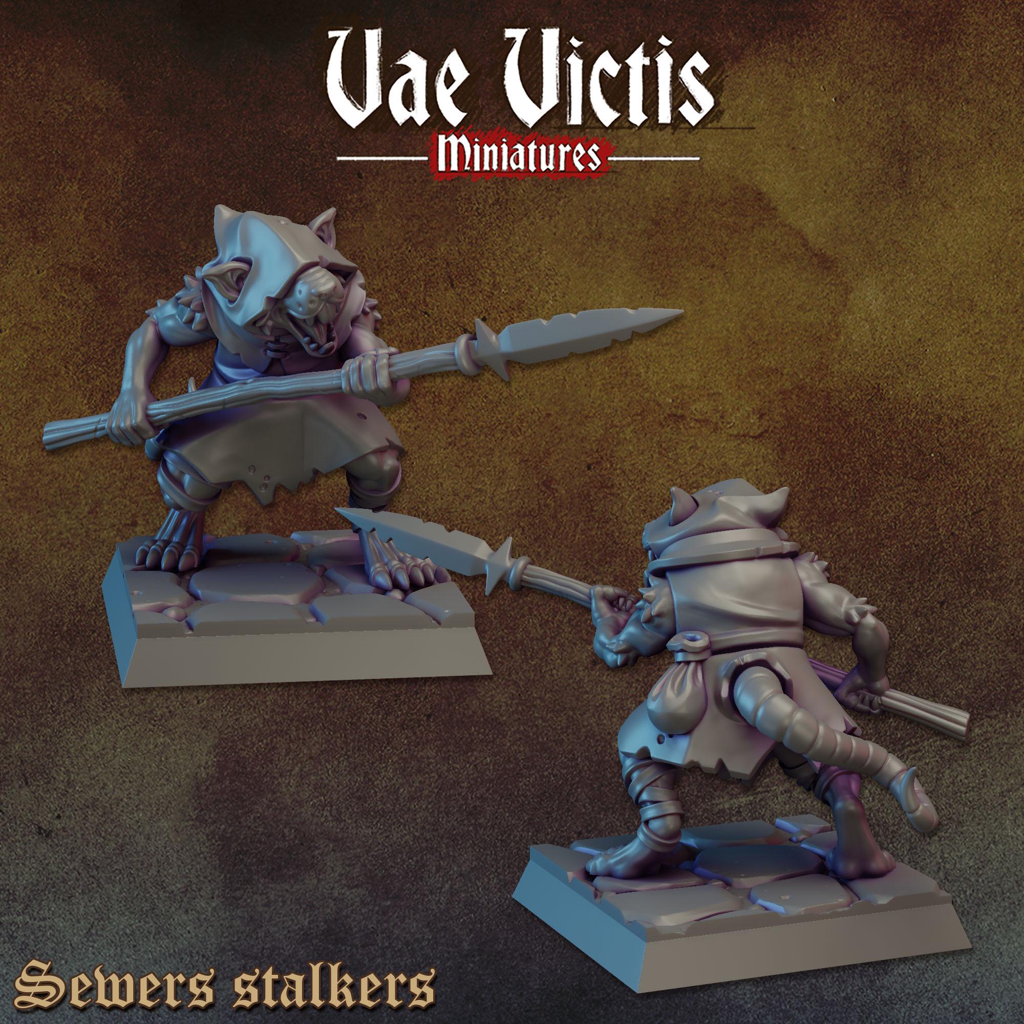 THE SEWER STALKERS Vol 1 - Vae Victis Fantasy Miniatures