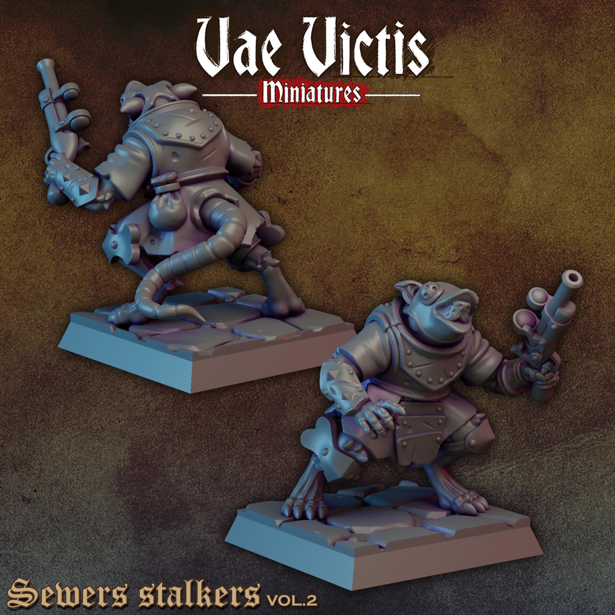 THE SEWER STALKERS Vol 2 - Vae Victis Fantasy Miniatures