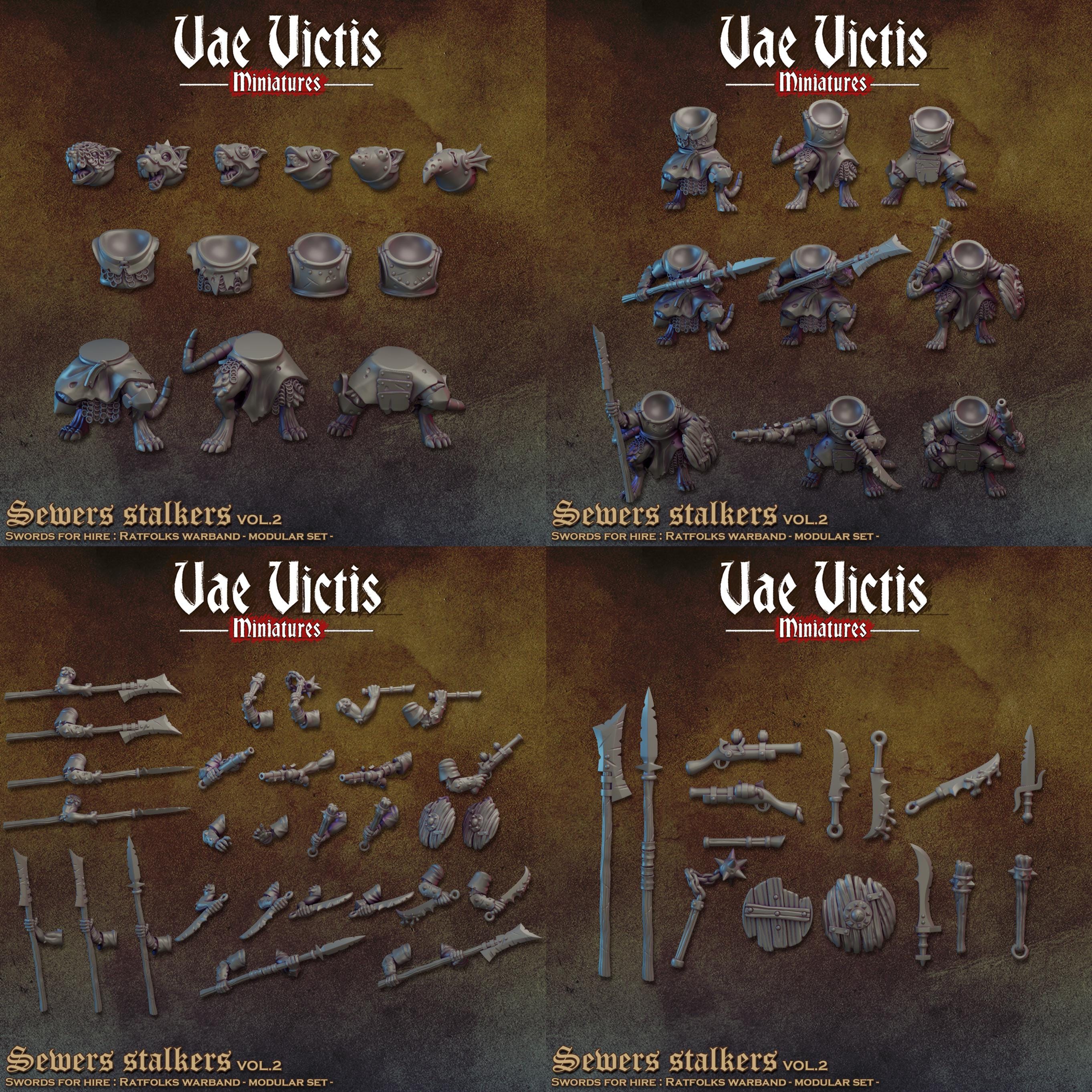 THE SEWER STALKERS Vol 2 - Vae Victis Fantasy Miniatures