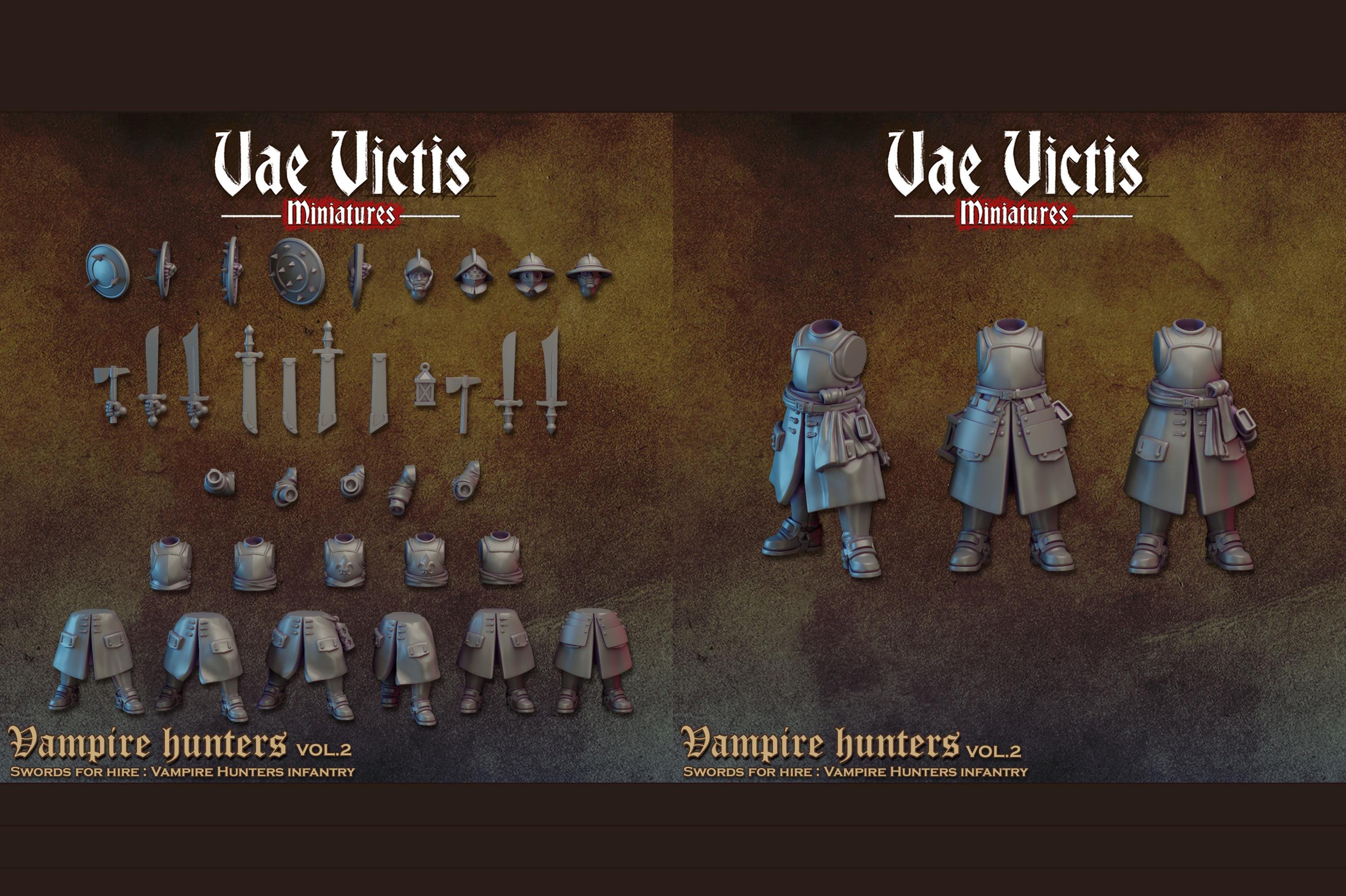 THE VAMPIRE HUNTERS Vol 2 - Vae Victis Fantasy Miniatures