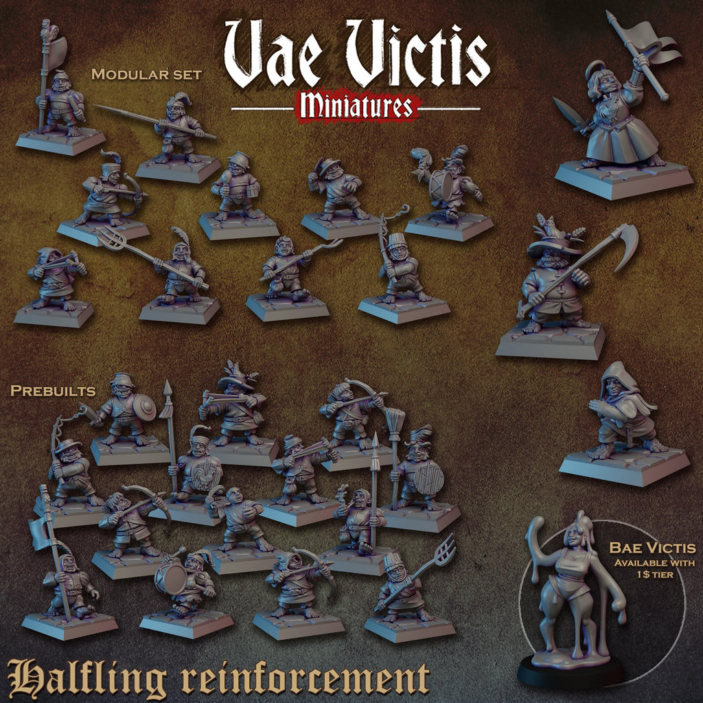 THE HALFLING REINFORCEMENT - Vae Victis Fantasy Miniatures