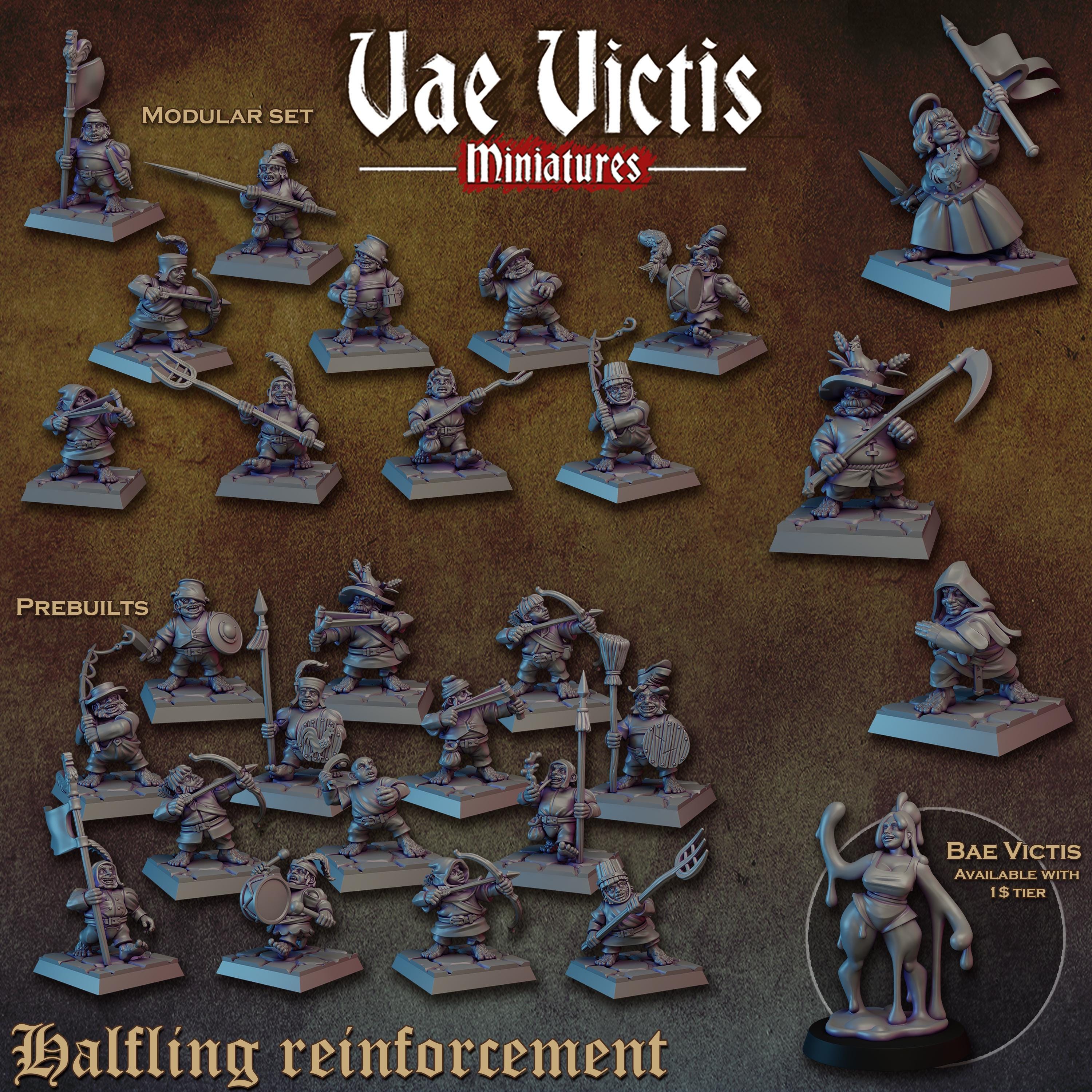 THE HALFLING REINFORCEMENT - Vae Victis Fantasy Miniatures