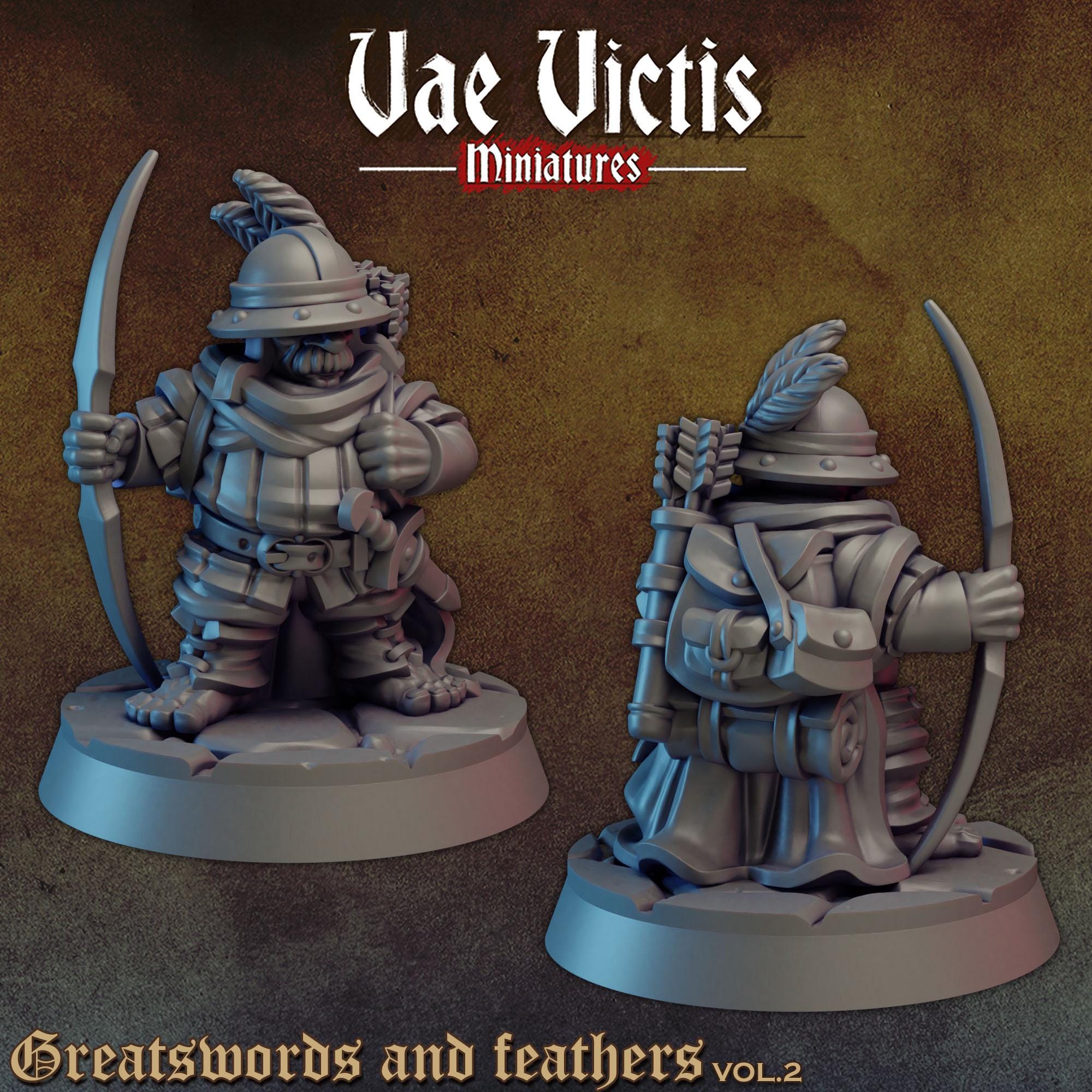 GREATSWORDS AND FEATHERS Vol 2 - Vae Victis Fantasy Miniatures