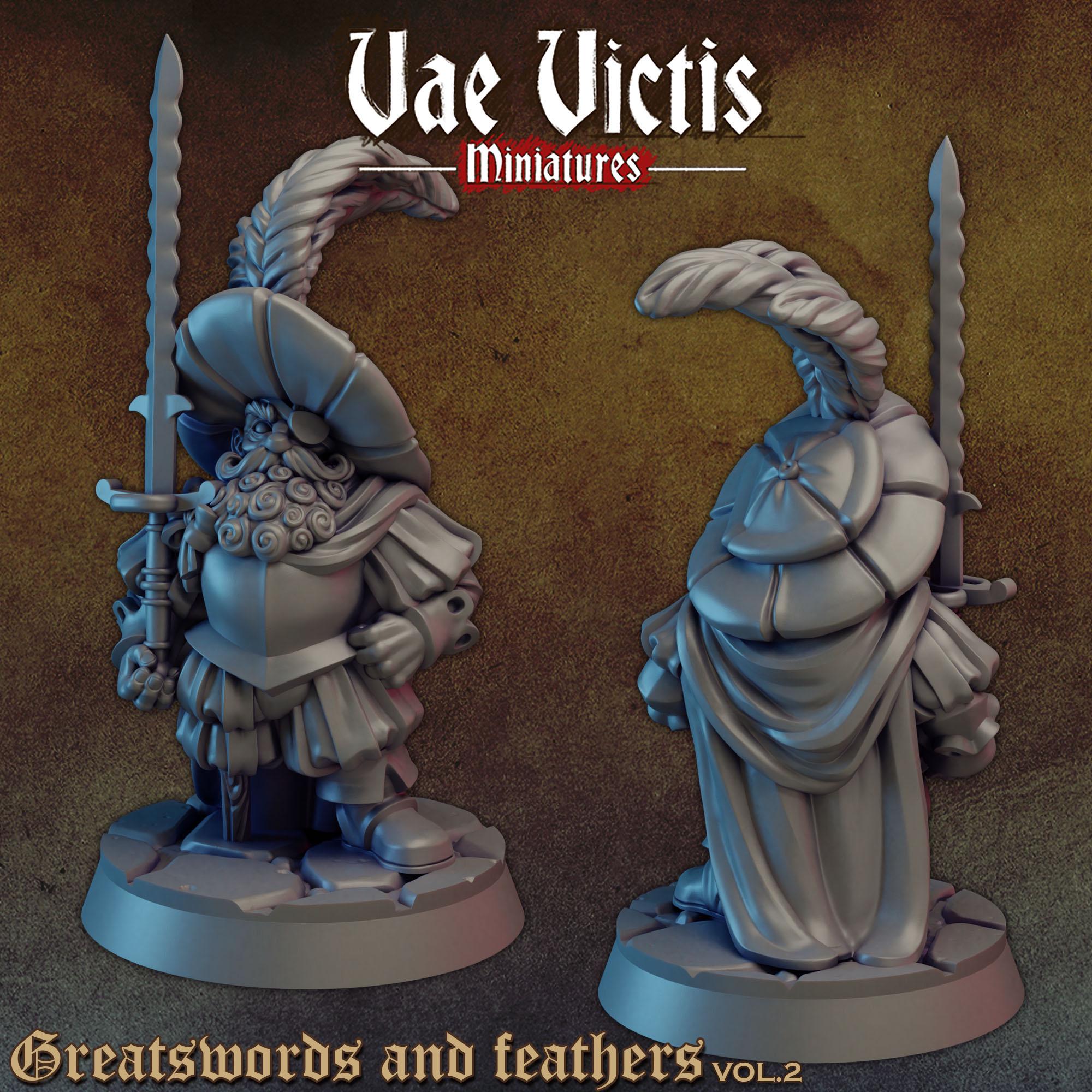 GREATSWORDS AND FEATHERS Vol 2 - Vae Victis Fantasy Miniatures