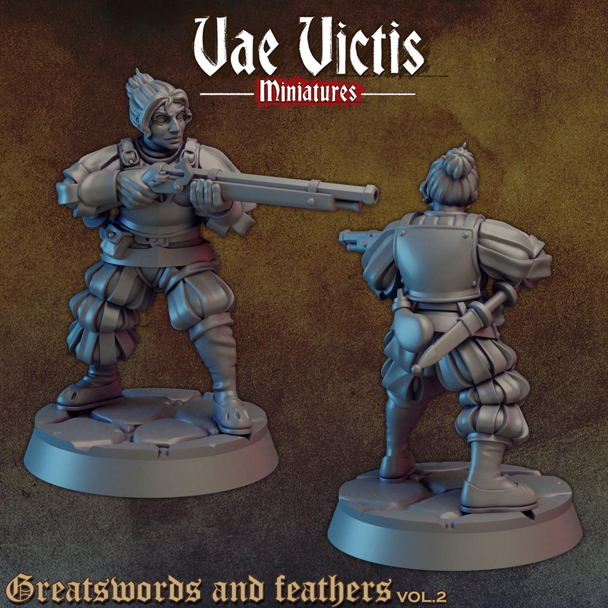 GREATSWORDS AND FEATHERS Vol 2 - Vae Victis Fantasy Miniatures