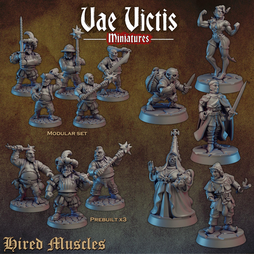 THE HIRED MUSCLES - Vae Victis Fantasy Miniatures
