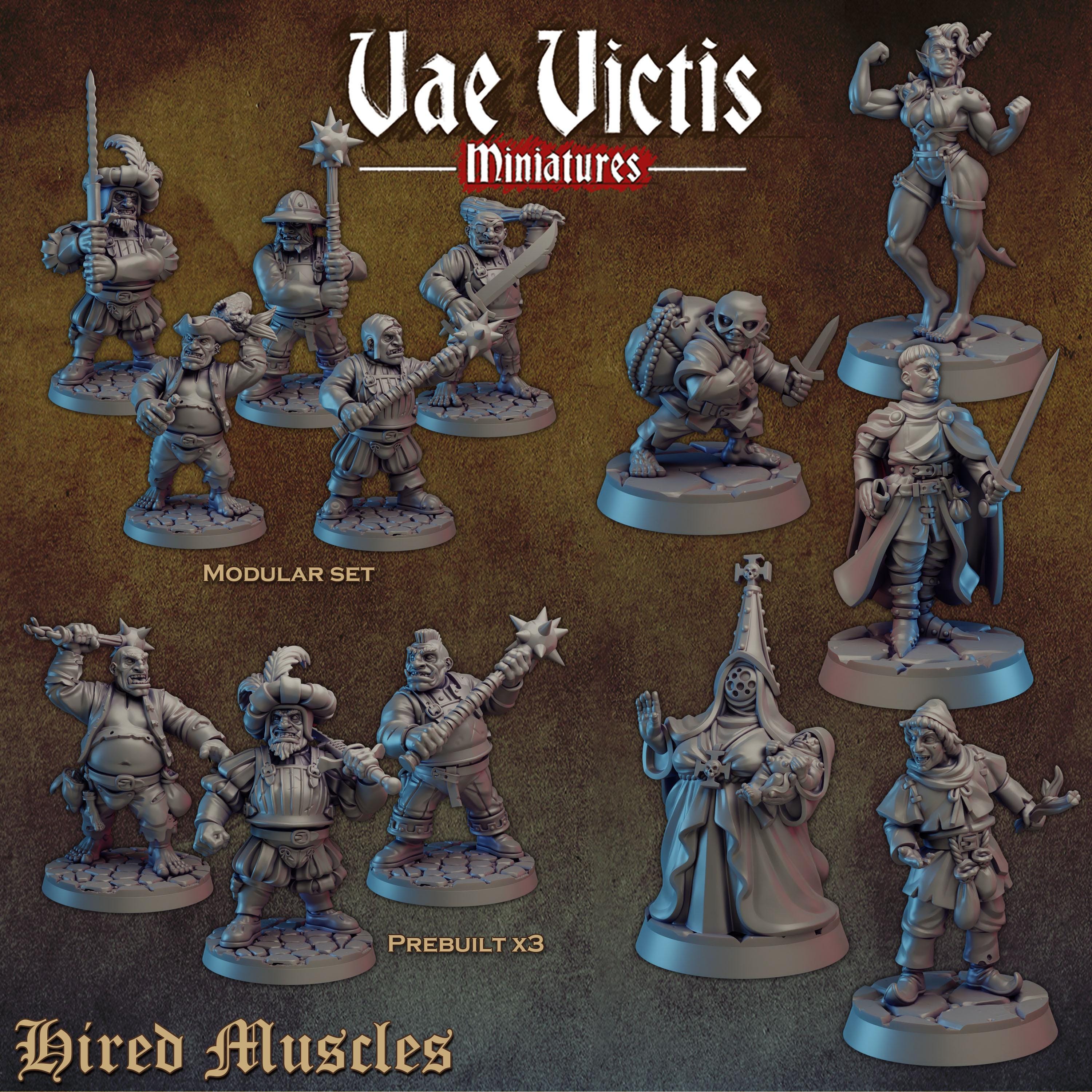 THE HIRED MUSCLES - Vae Victis Fantasy Miniatures