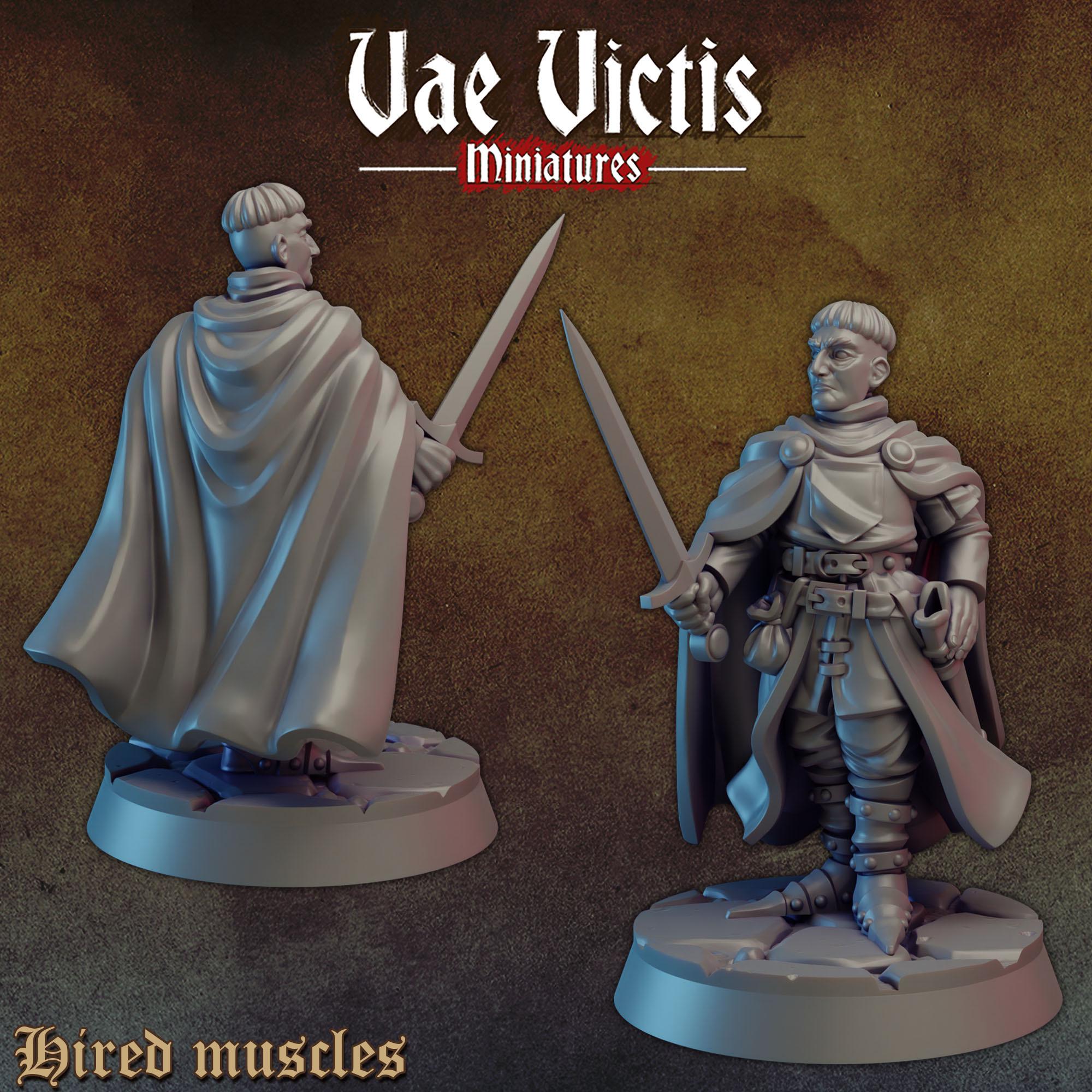 THE HIRED MUSCLES - Vae Victis Fantasy Miniatures