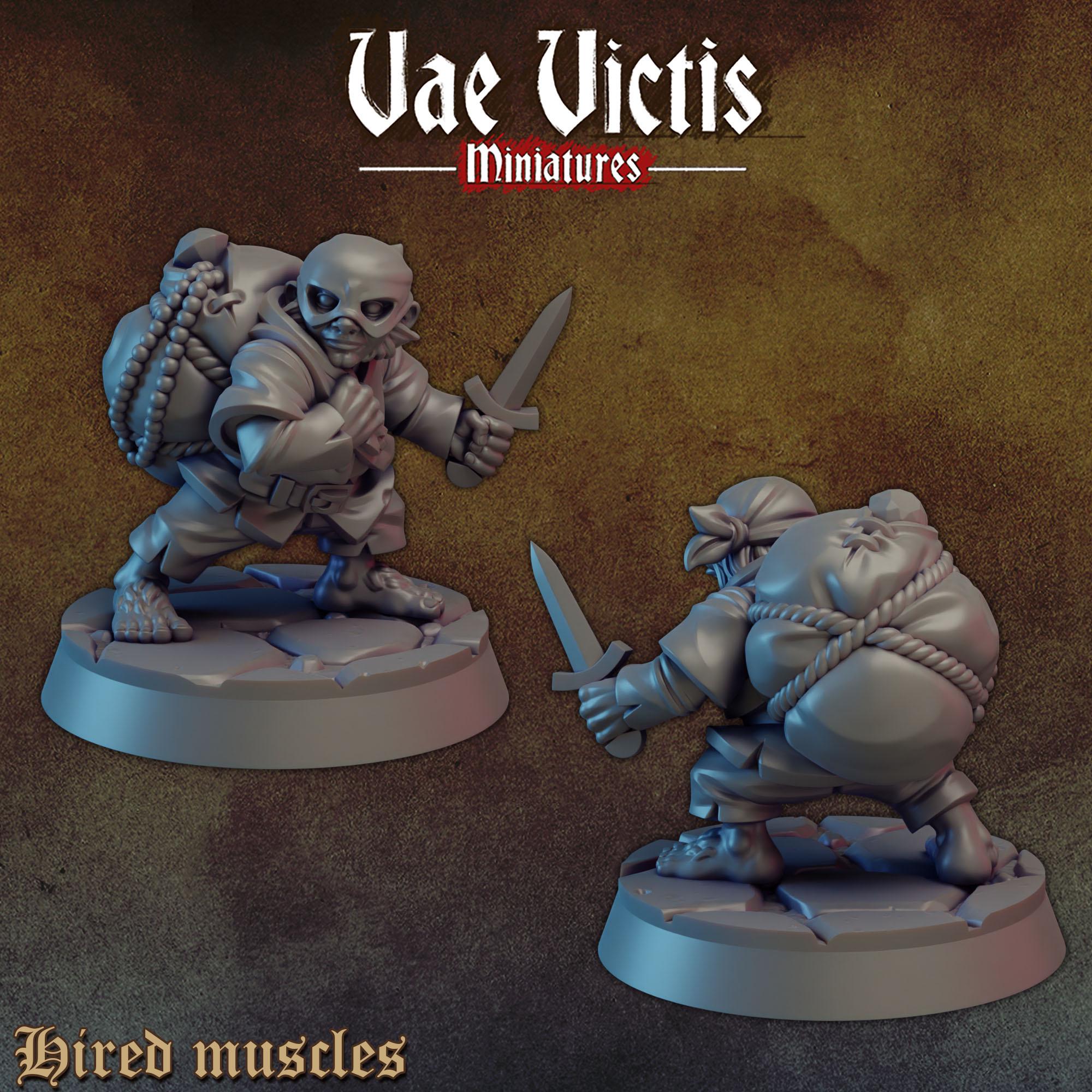 THE HIRED MUSCLES - Vae Victis Fantasy Miniatures