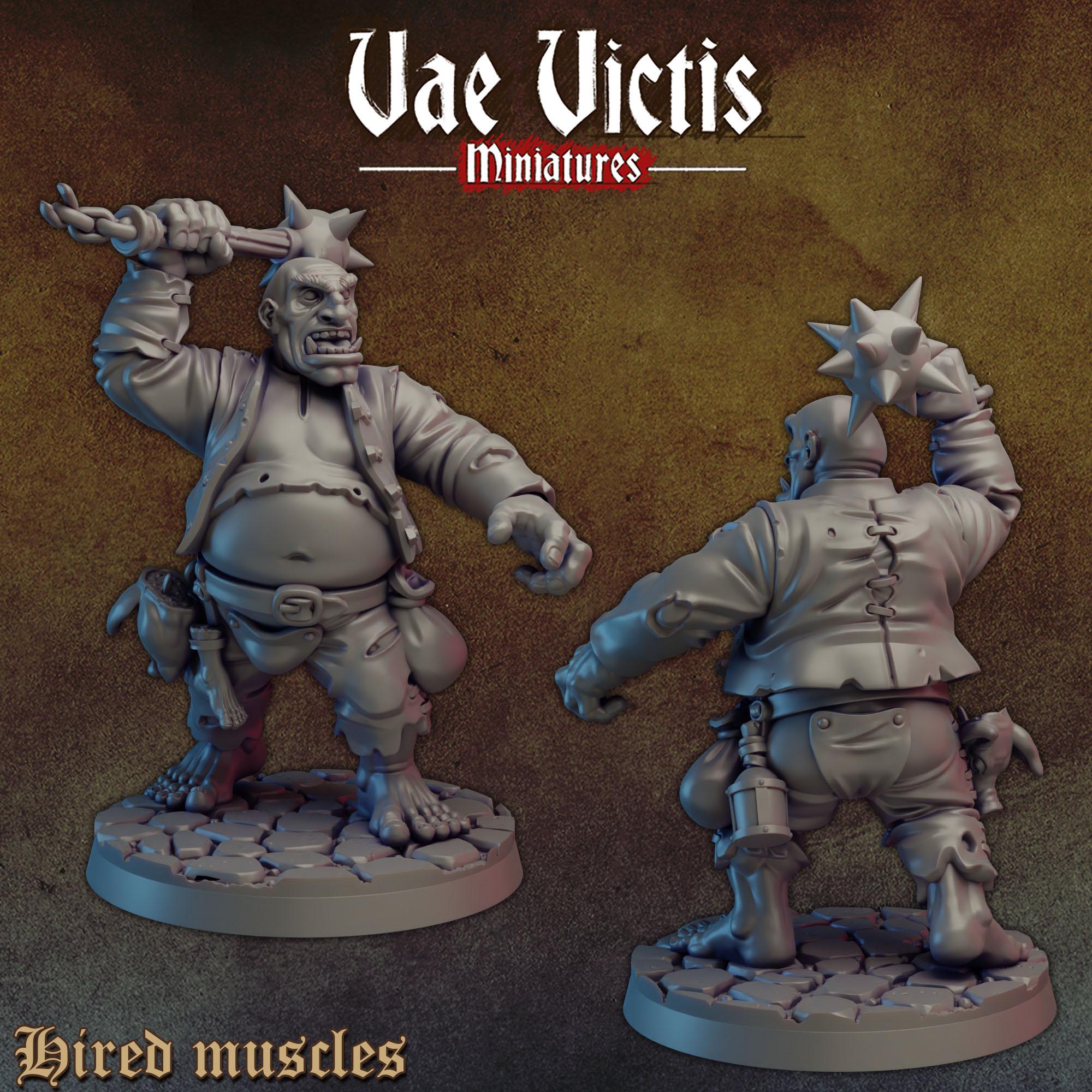THE HIRED MUSCLES - Vae Victis Fantasy Miniatures