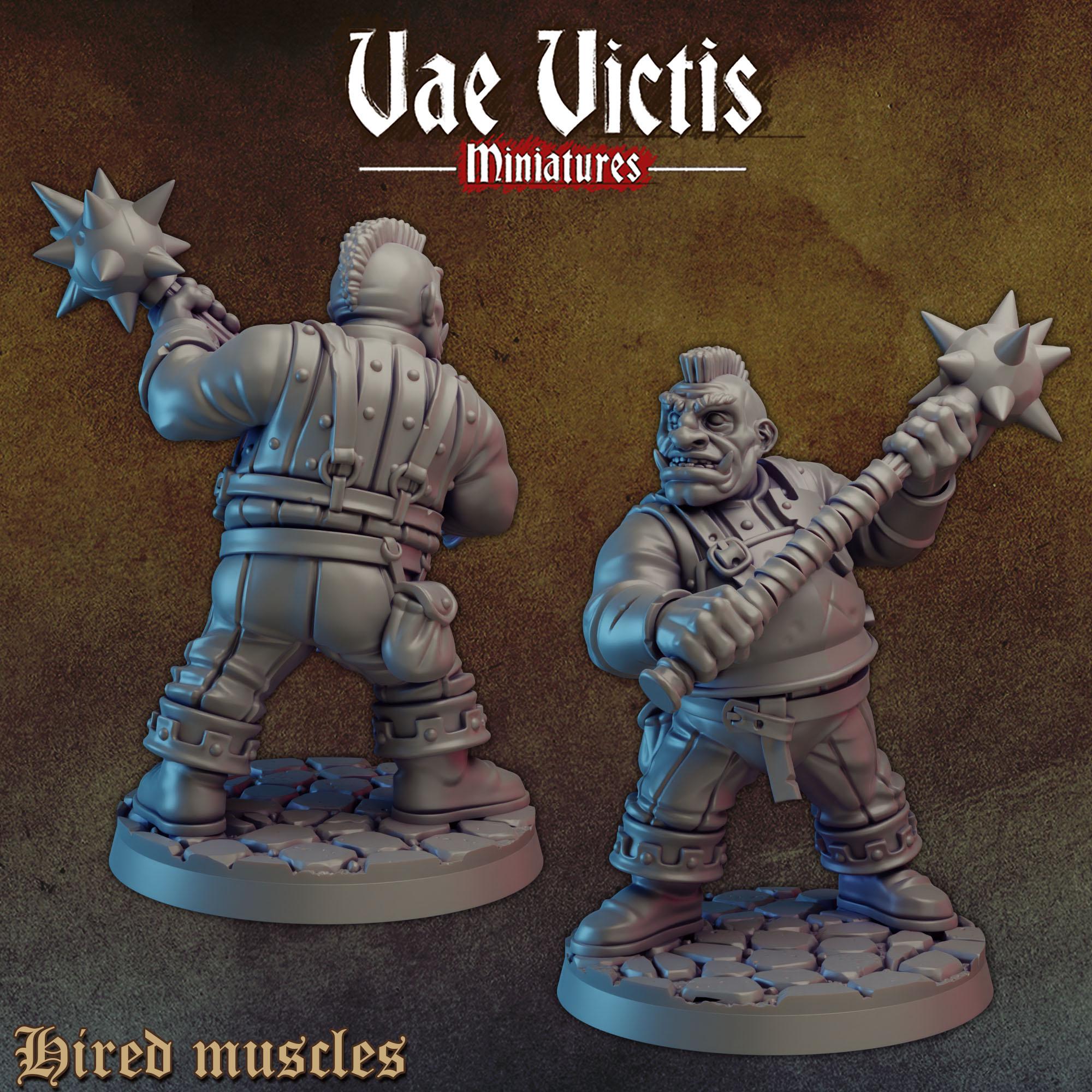THE HIRED MUSCLES - Vae Victis Fantasy Miniatures