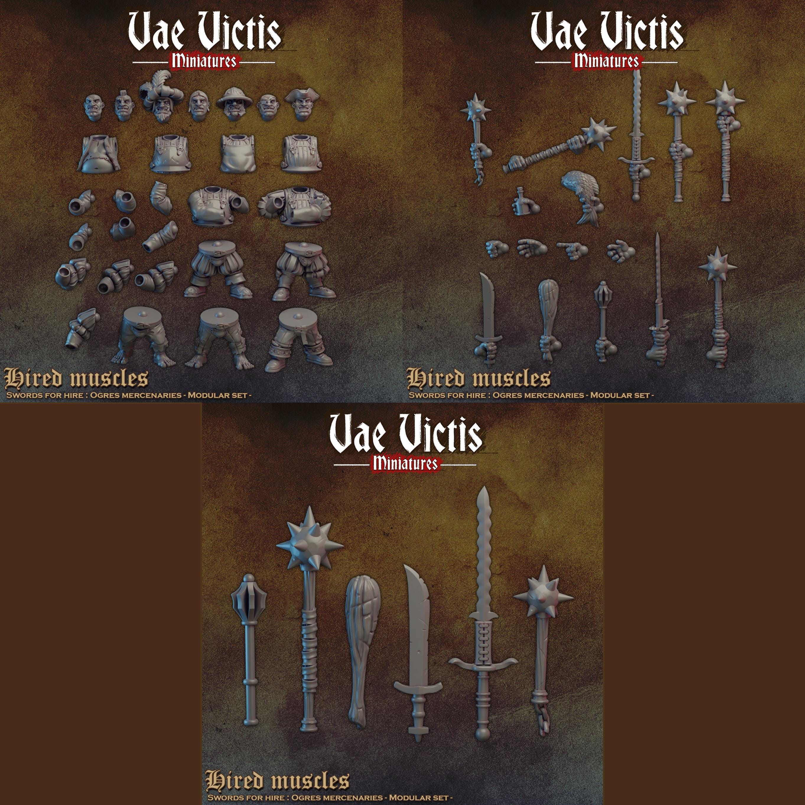THE HIRED MUSCLES - Vae Victis Fantasy Miniatures
