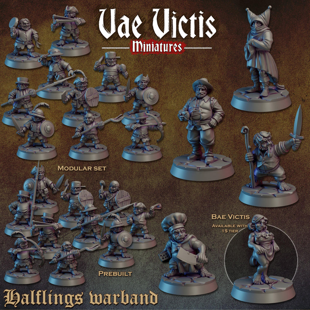 THE HALFLING WARBAND - Vae Victis Fantasy Miniatures