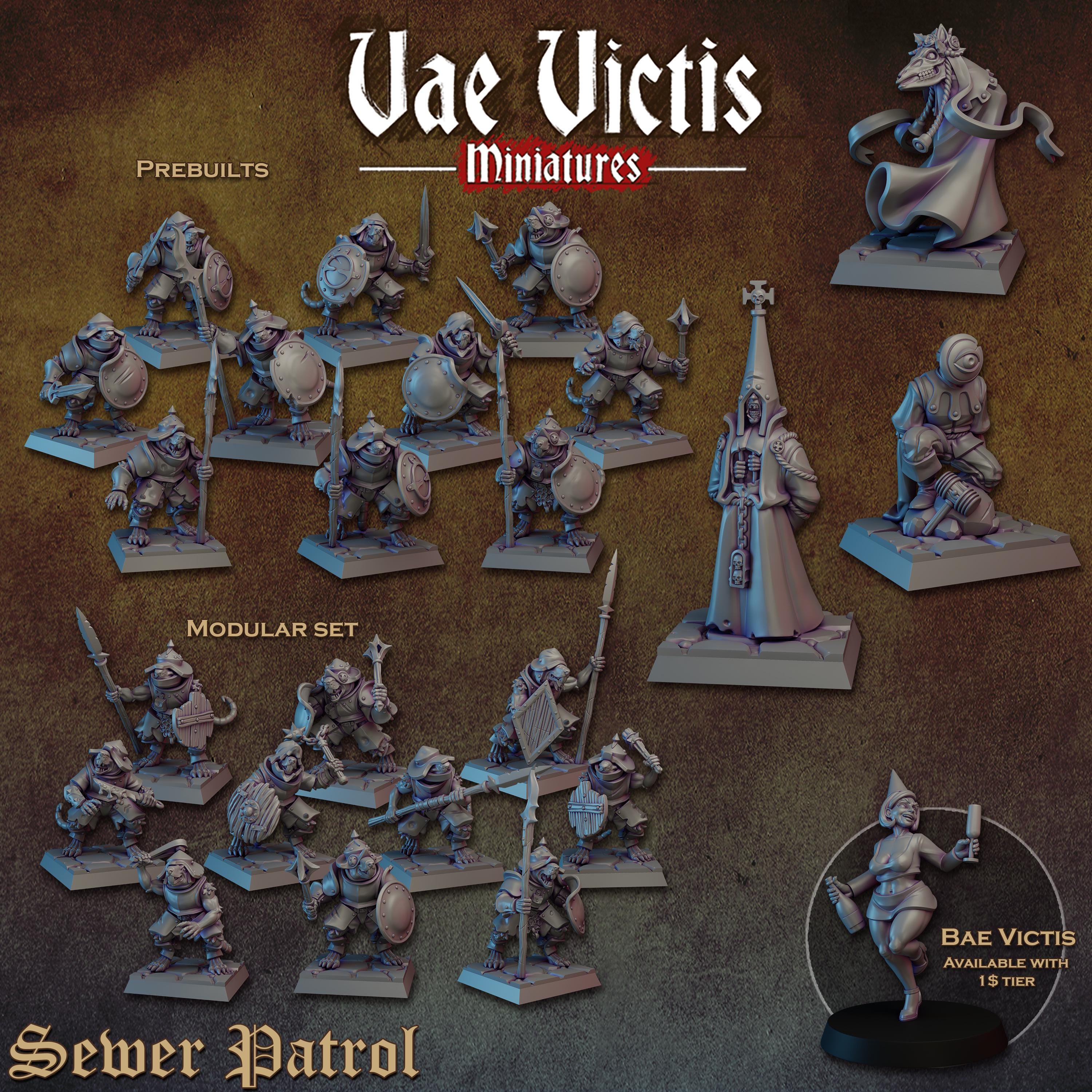 THE SEWER PATROL - Vae Victis Fantasy Miniatures