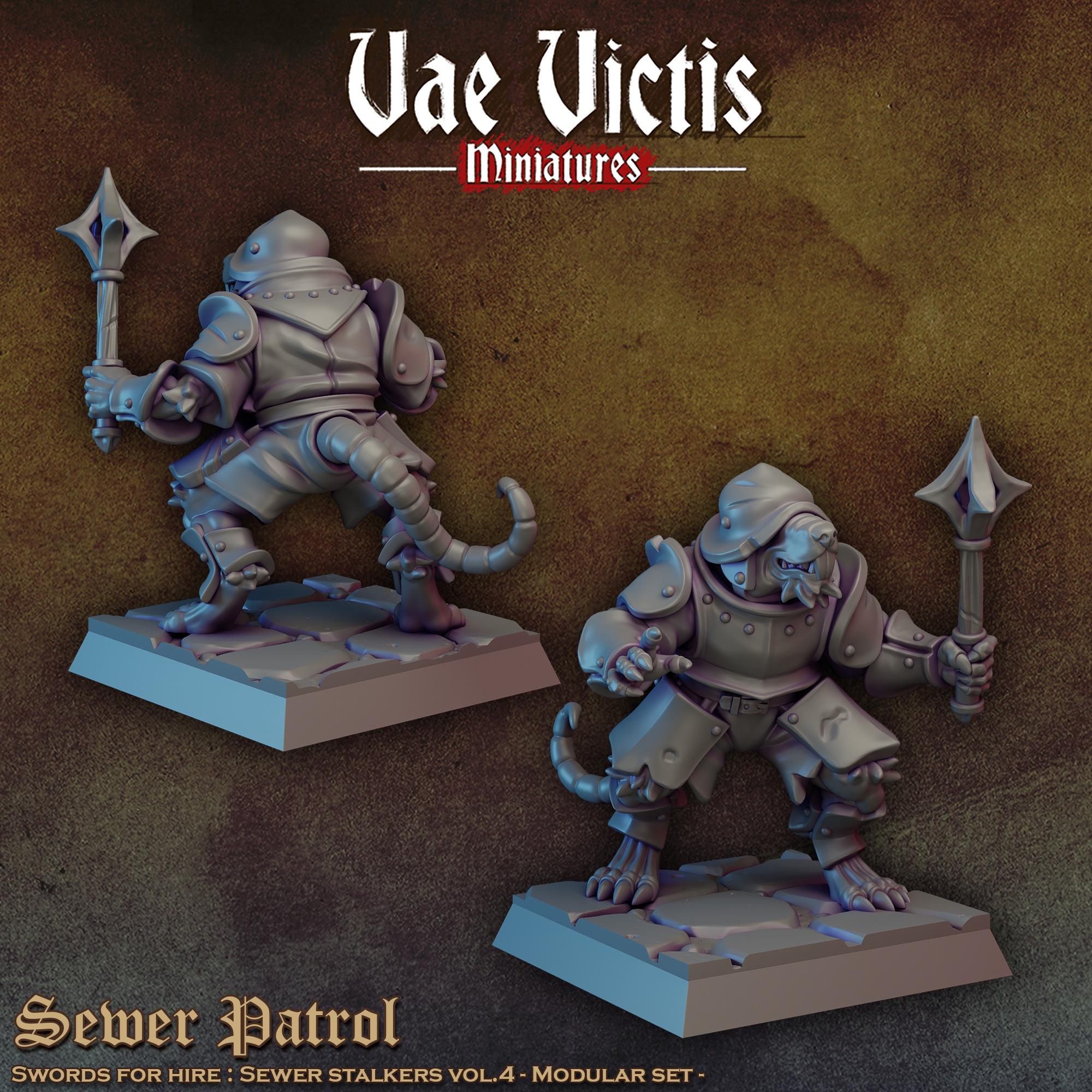 THE SEWER PATROL - Vae Victis Fantasy Miniatures
