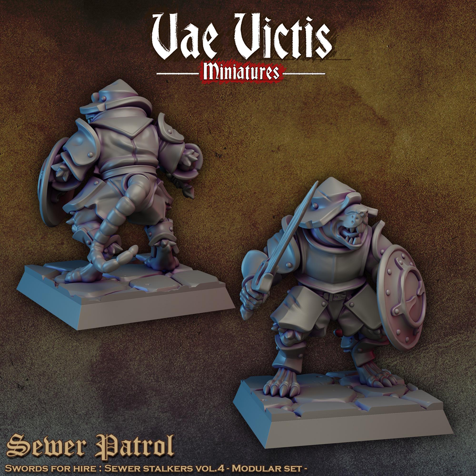 THE SEWER PATROL - Vae Victis Fantasy Miniatures