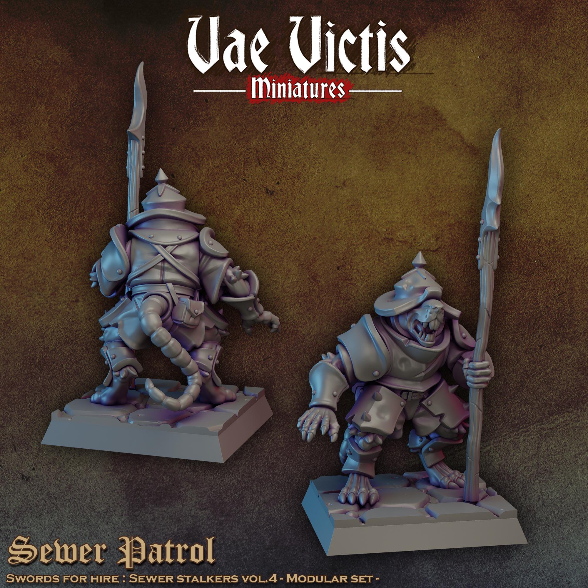 THE SEWER PATROL - Vae Victis Fantasy Miniatures