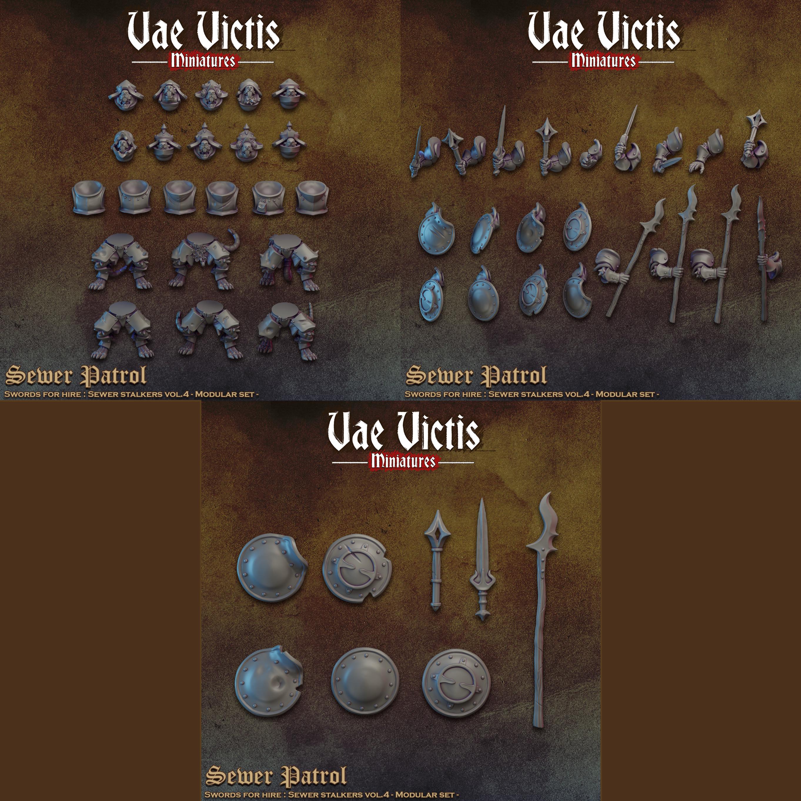 THE SEWER PATROL - Vae Victis Fantasy Miniatures