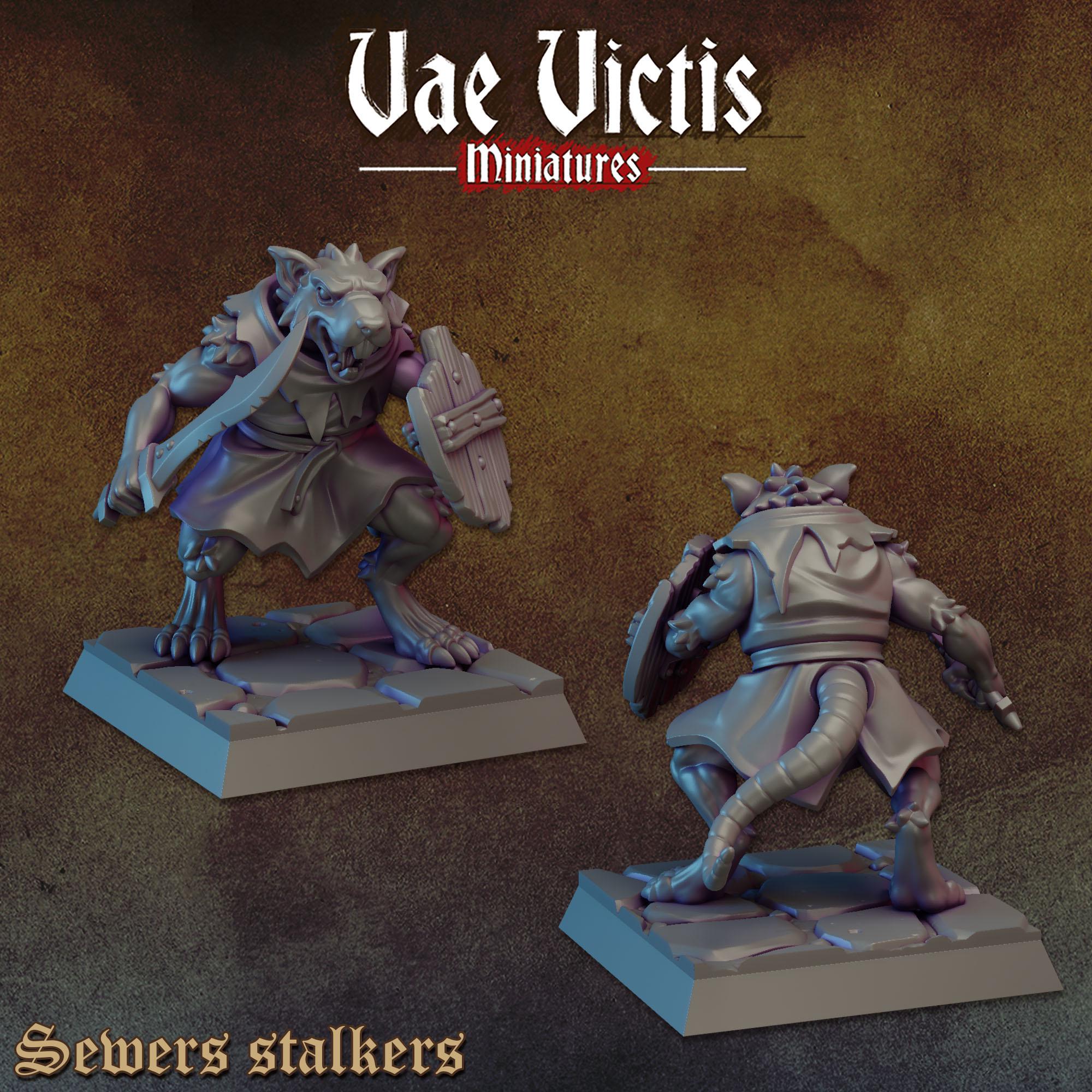 THE SEWER STALKERS Vol 1 - Vae Victis Fantasy Miniatures