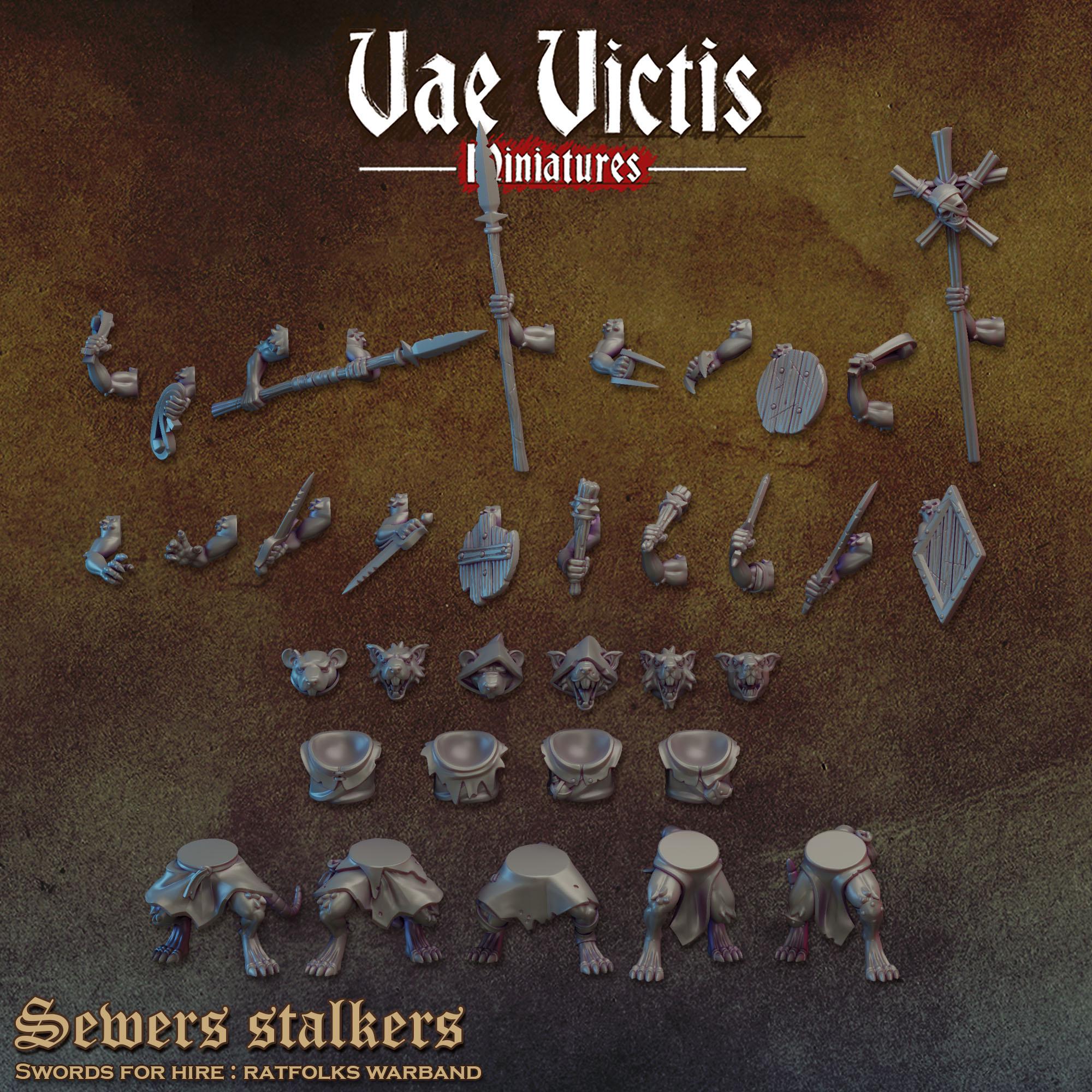 THE SEWER STALKERS Vol 1 - Vae Victis Fantasy Miniatures