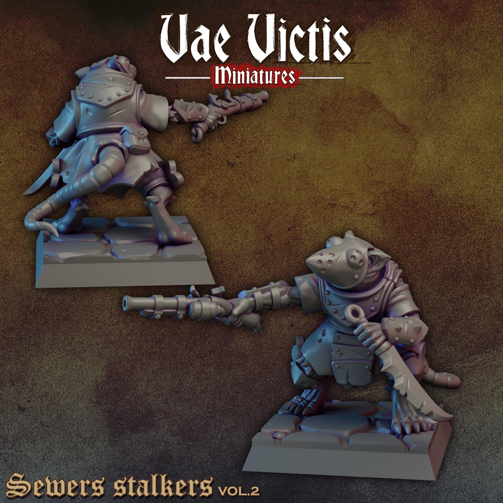 THE SEWER STALKERS Vol 2 - Vae Victis Fantasy Miniatures