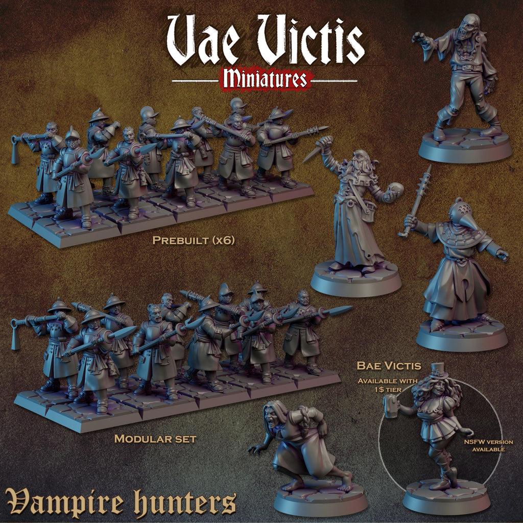 THE VAMPIRE HUNTERS Vol 1 - Vae Victis Fantasy Miniatures