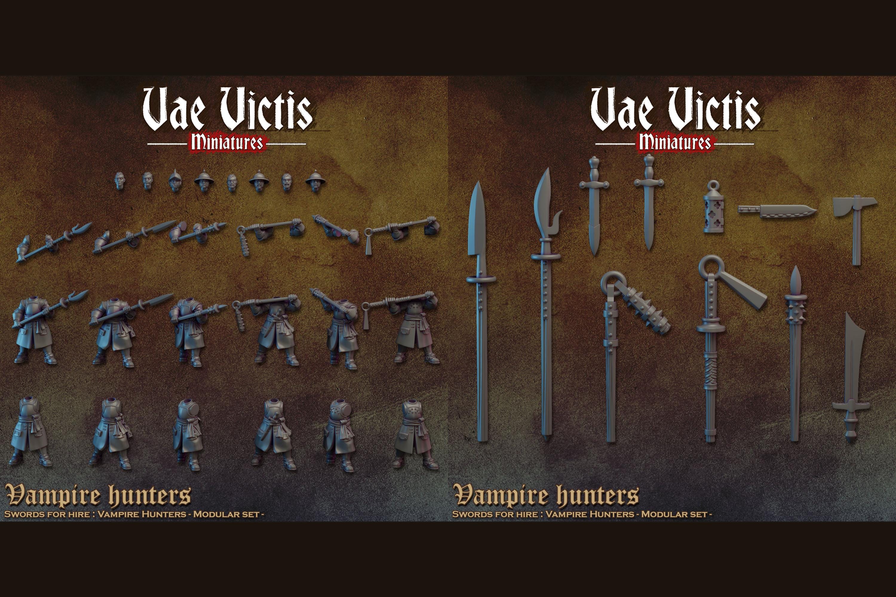 THE VAMPIRE HUNTERS Vol 1 - Vae Victis Fantasy Miniatures