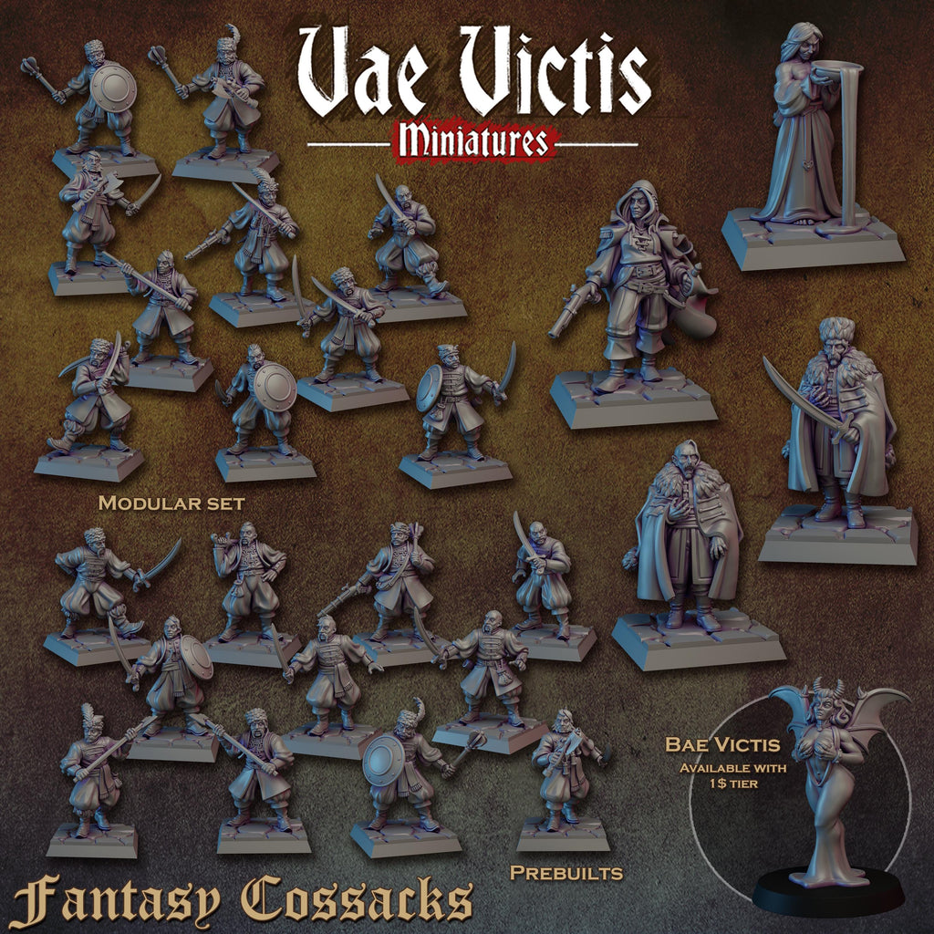 THE FANTASY COSSACKS Vol 1 - Vae Victis Fantasy Miniatures