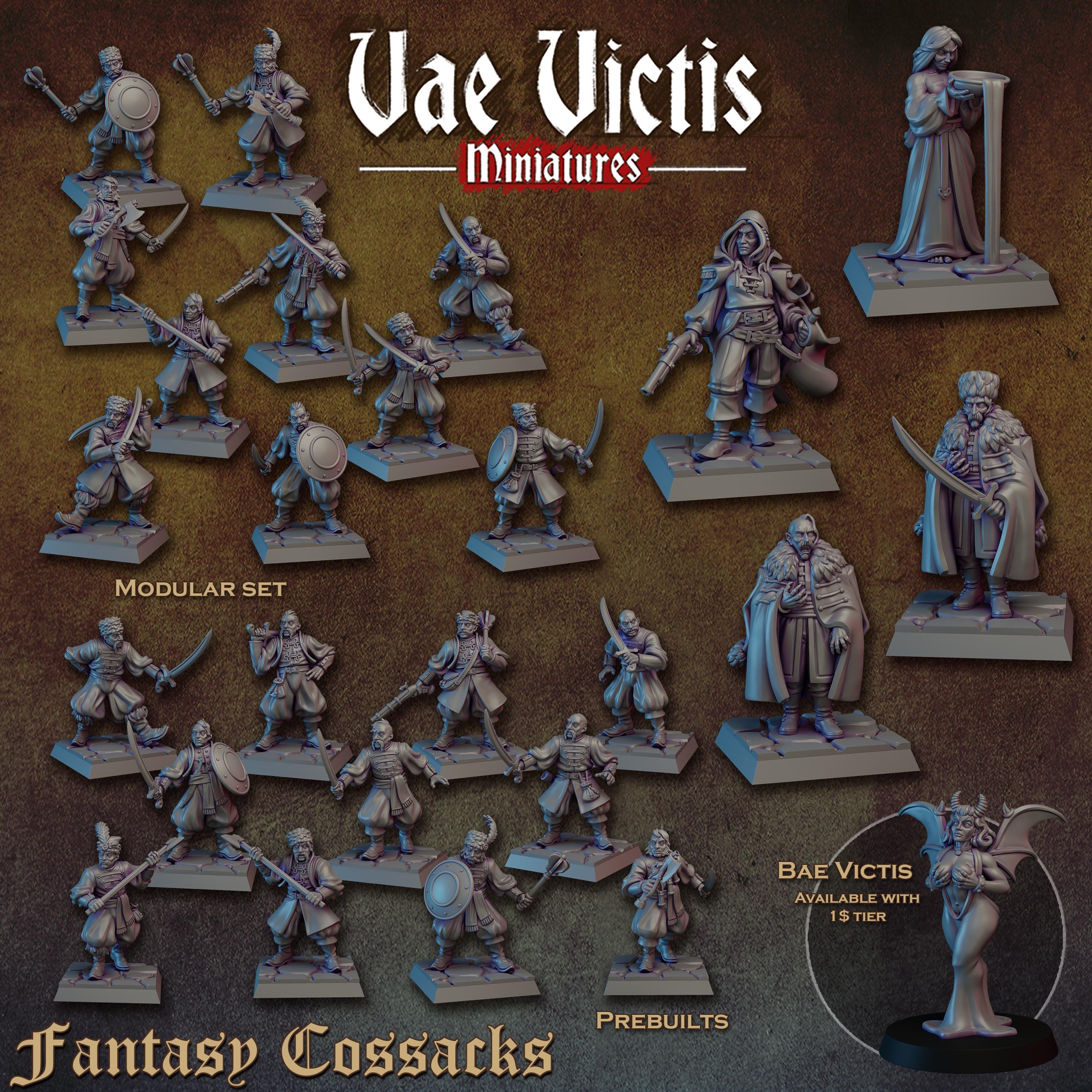 THE FANTASY COSSACKS Vol 1 - Vae Victis Fantasy Miniatures