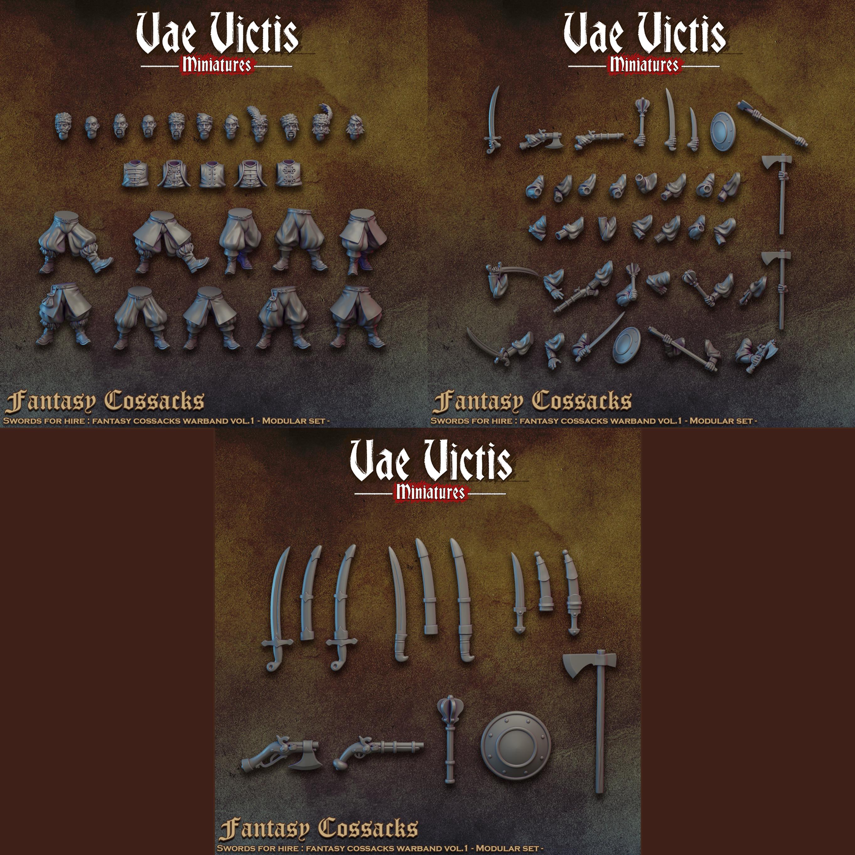 THE FANTASY COSSACKS Vol 1 - Vae Victis Fantasy Miniatures