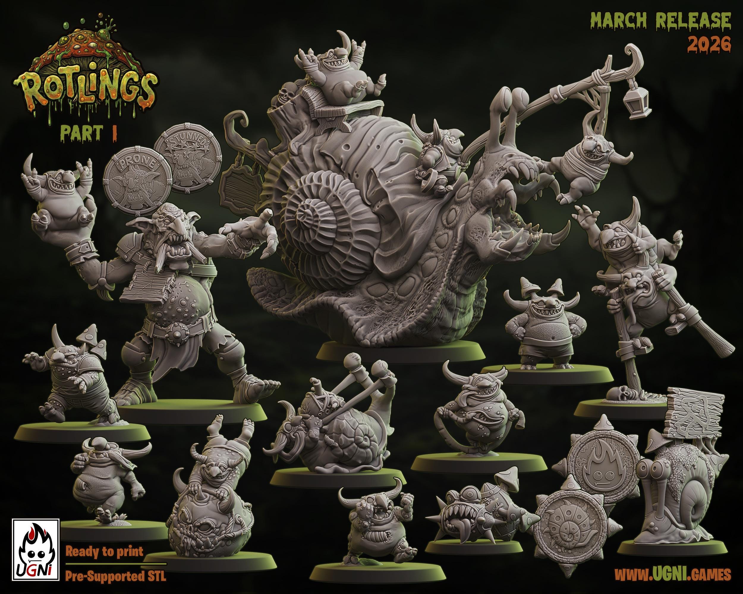The ROTLINGS PT.1 - Fantasy Football Core Team Ugni Miniatures