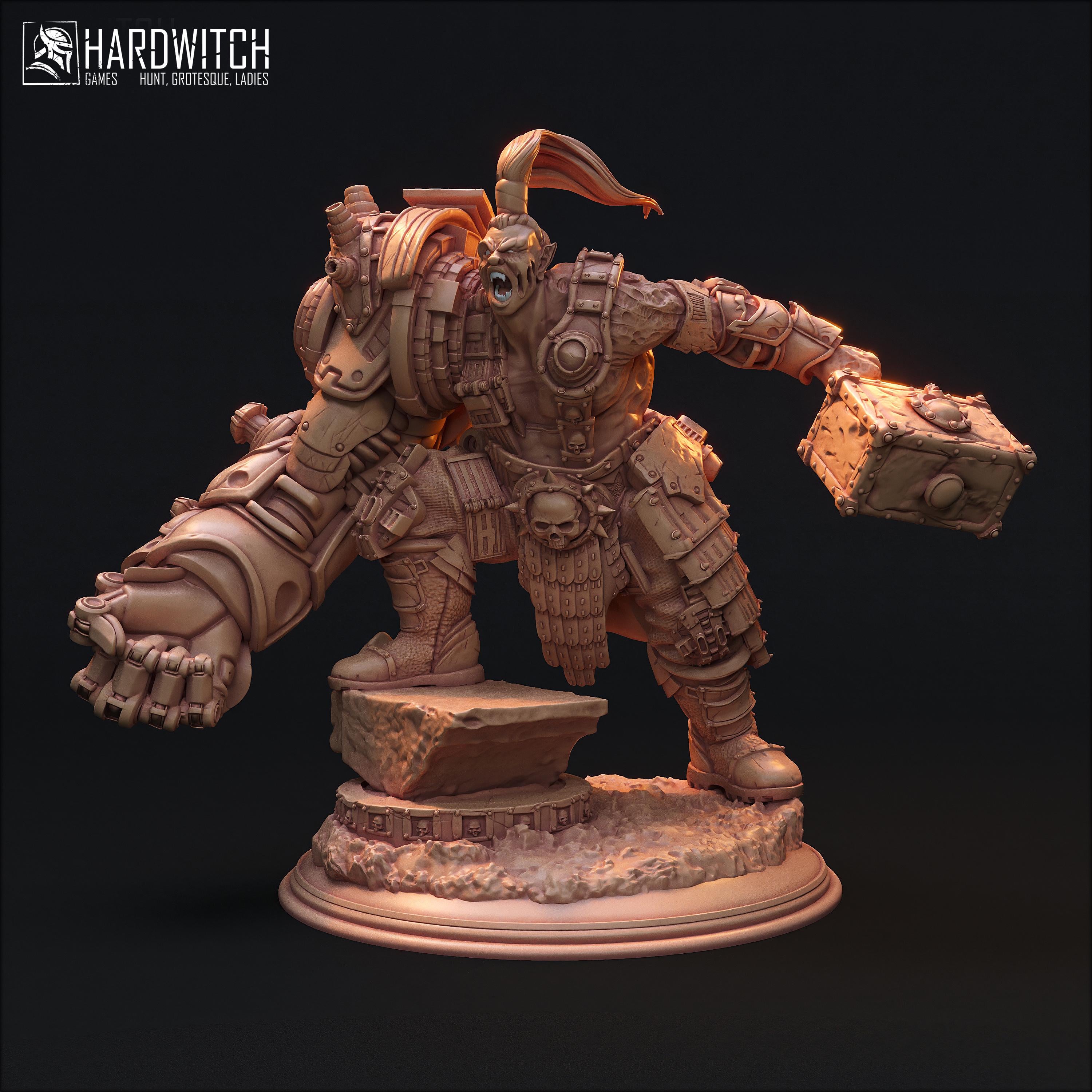 GRUKK METALEATER - Hardwitch Fantasy 3D Printed Miniatures