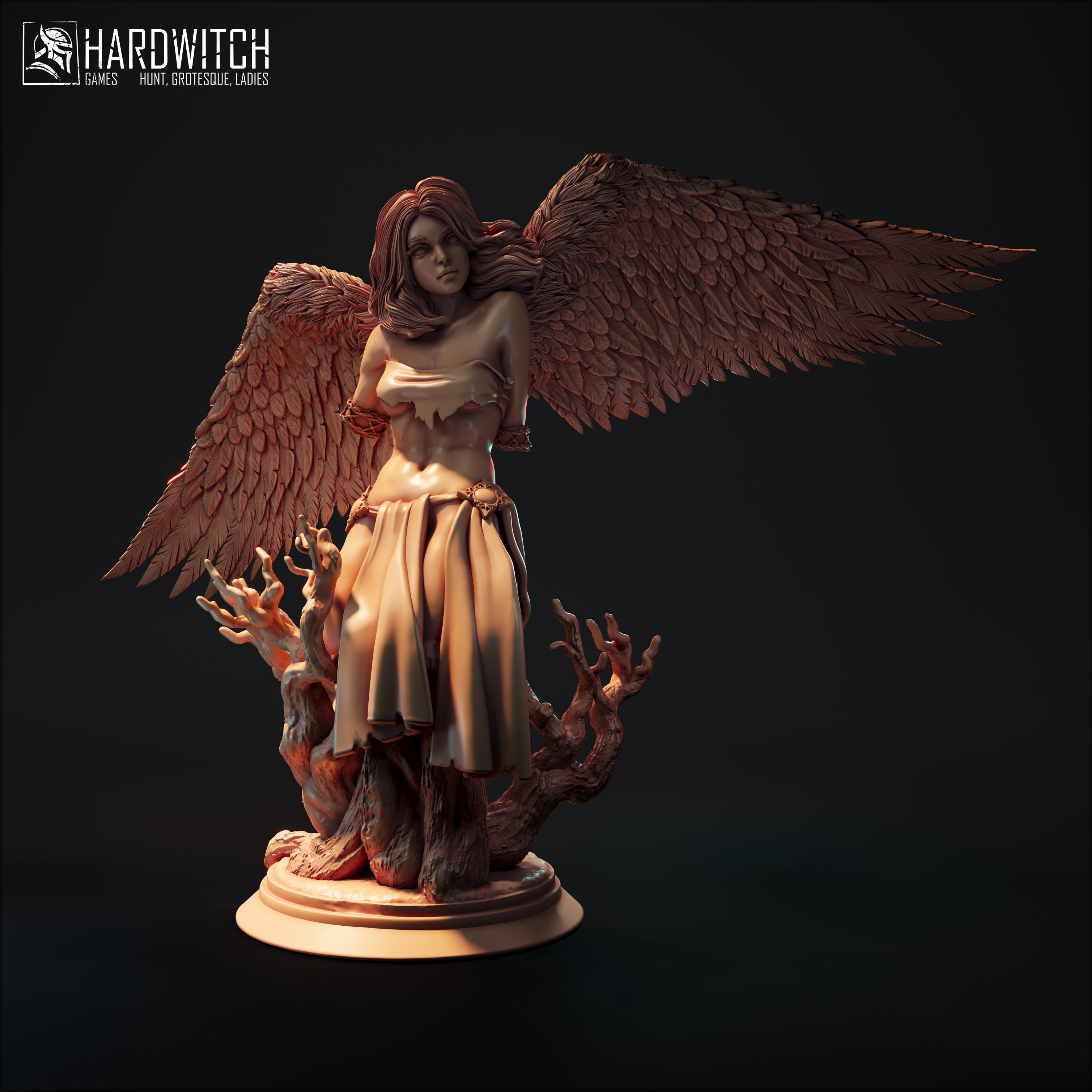 VAIN WINDWEAVER BUST - Hardwitch Fantasy 3D Printed Miniatures